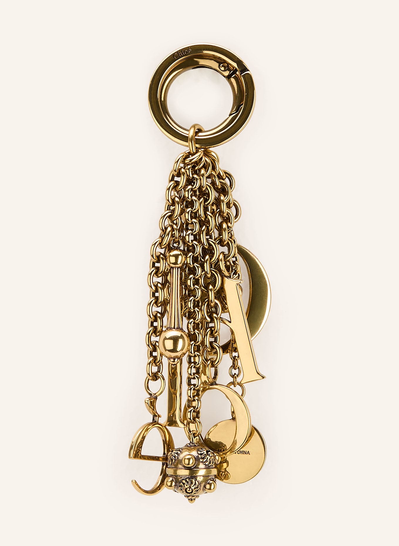 Chloé přívěsek na tašku: GOLDEN BROWN