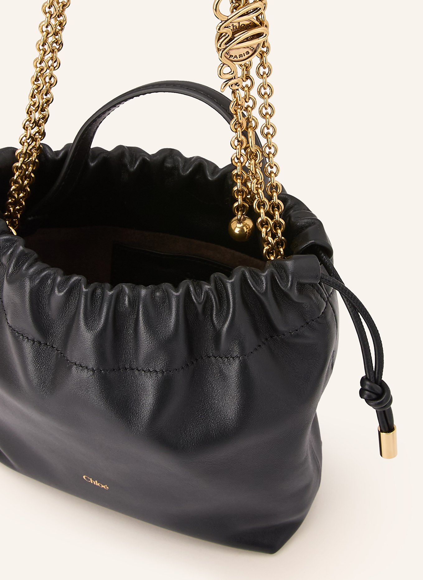 Chloé Schultertasche ICONS MINI: BLACK