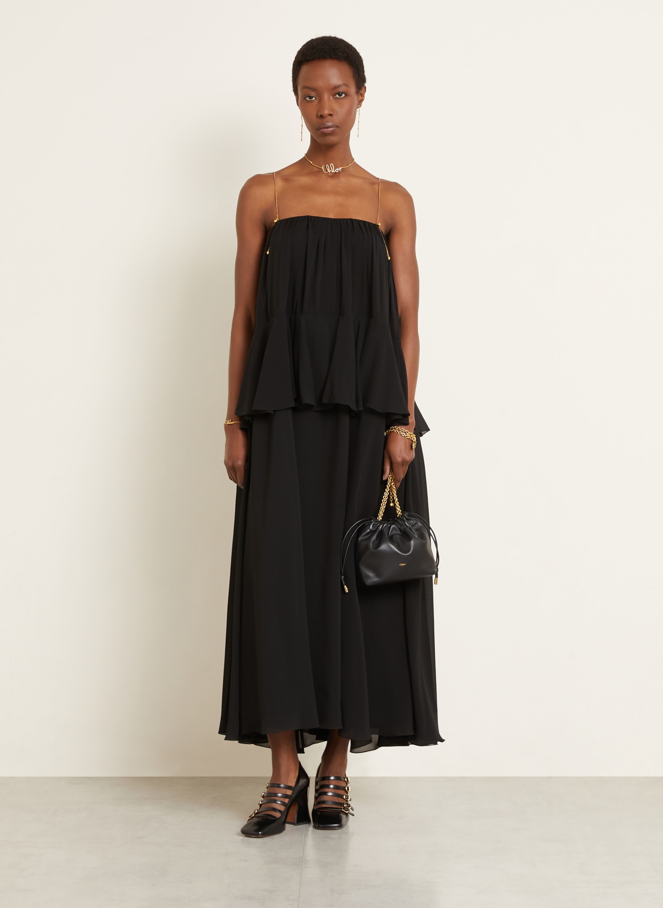 Chloé Schultertasche ICONS MINI: BLACK