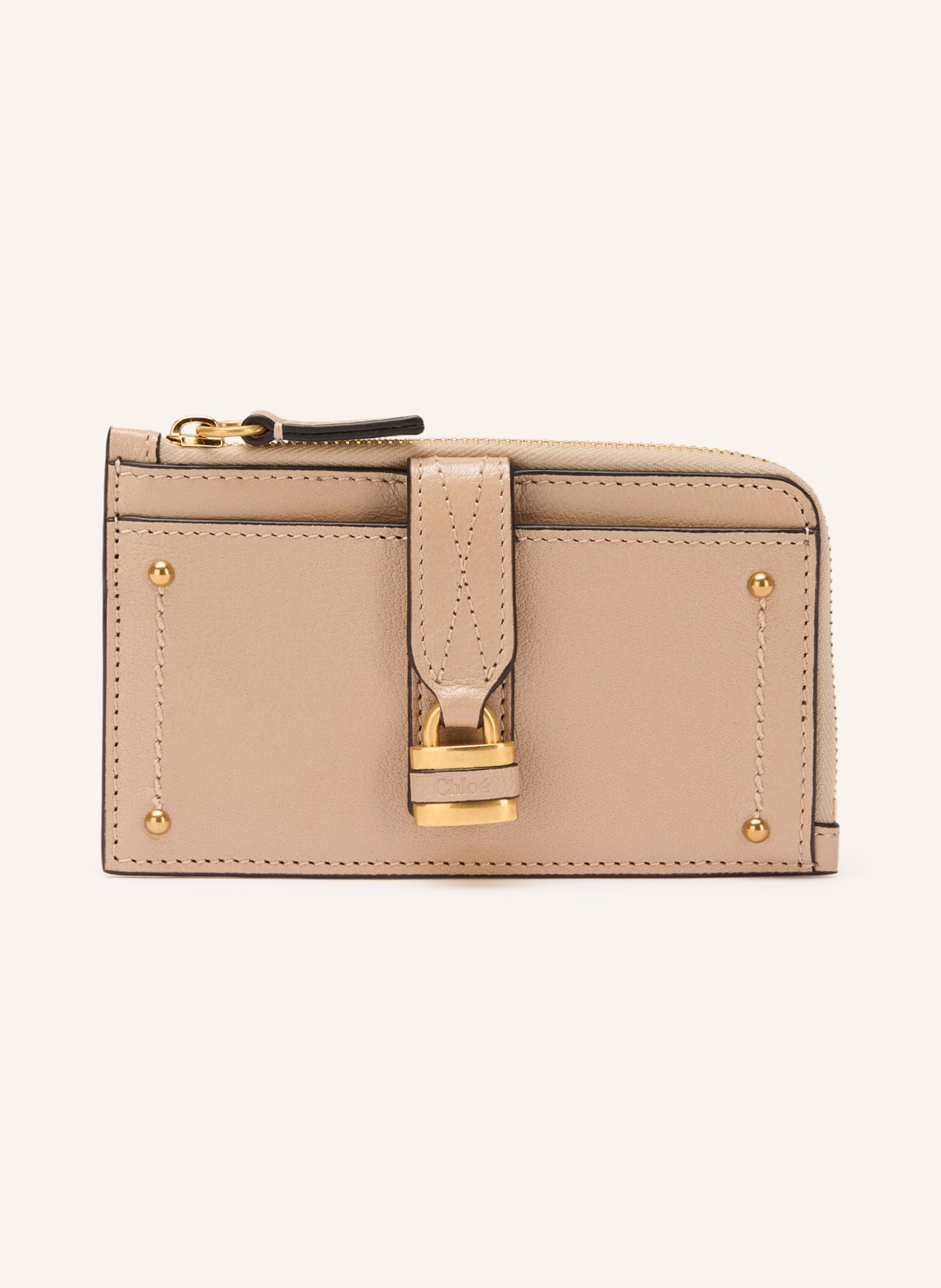 Chloé PADDINGTON coin case: Earthy Pink