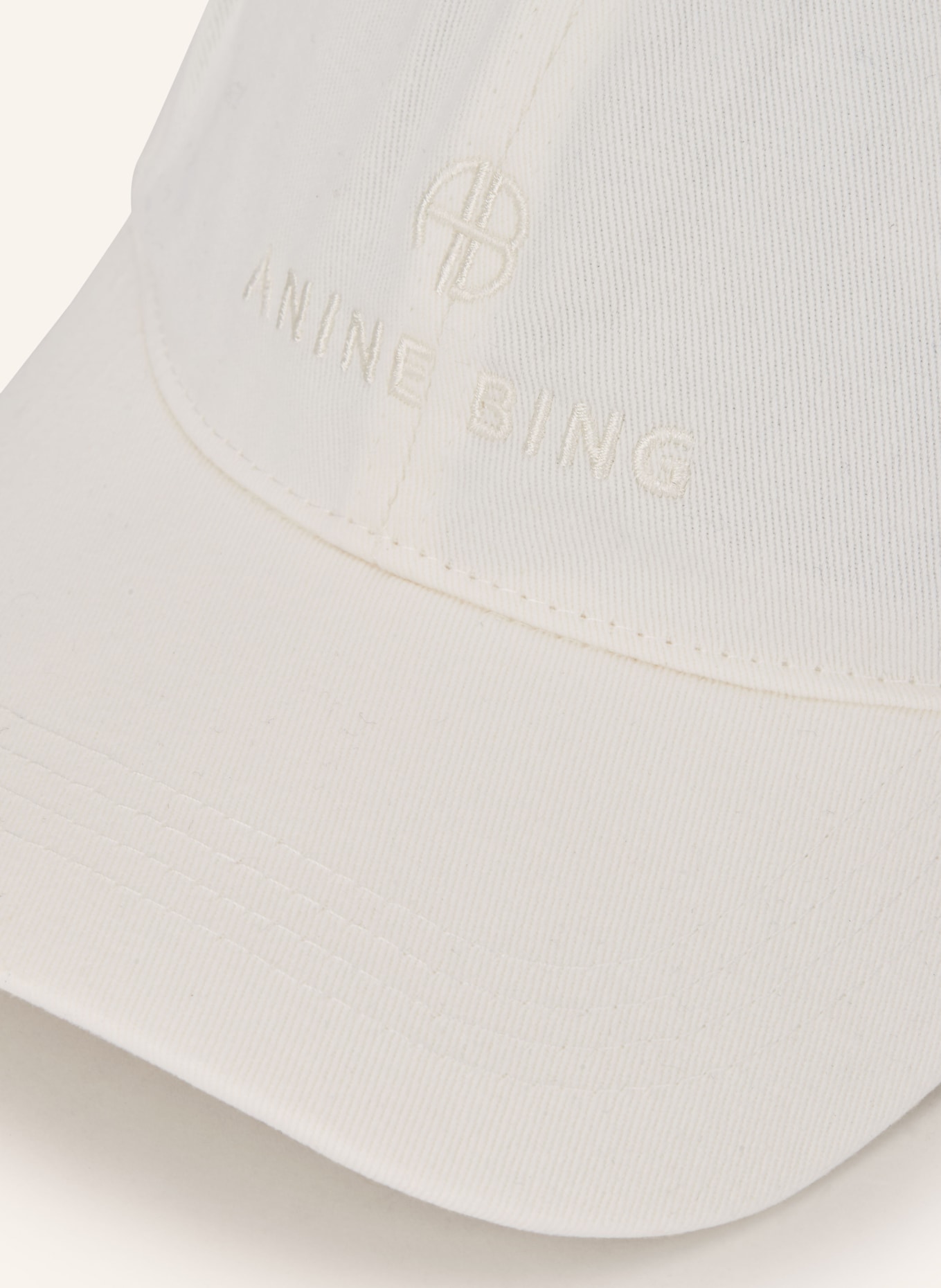 ANINE BING Čepice JEREMY: BÍLÁ