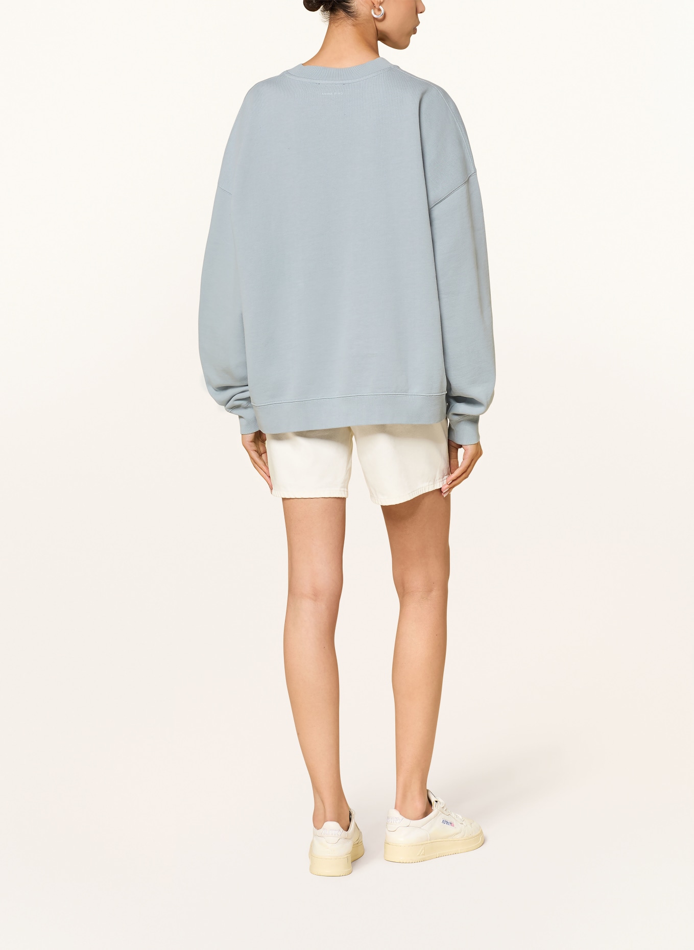 ANINE BING Bluza MILES: SZARONIEBIESKI