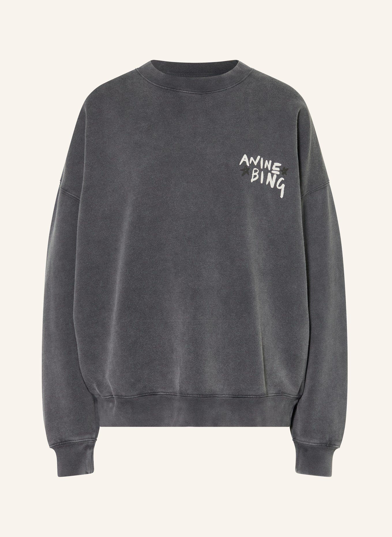 ANINE BING Sweatshirt MILES: SCHWARZ