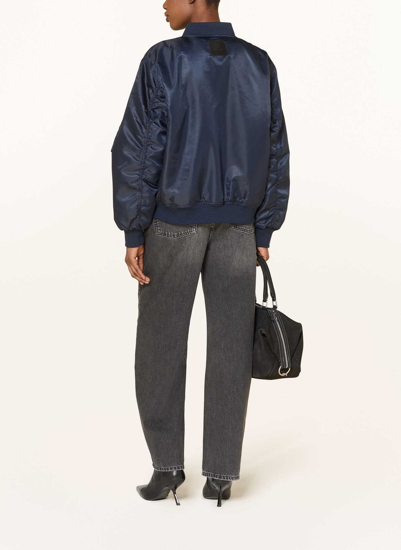 ANINE BING Barrel Jeans FRITZ: WASHED GREY WASHED GREY