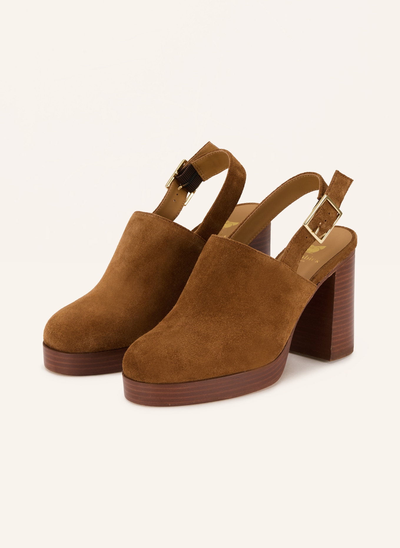 bobbies Slingpumps SAVANNAH: CAMEL