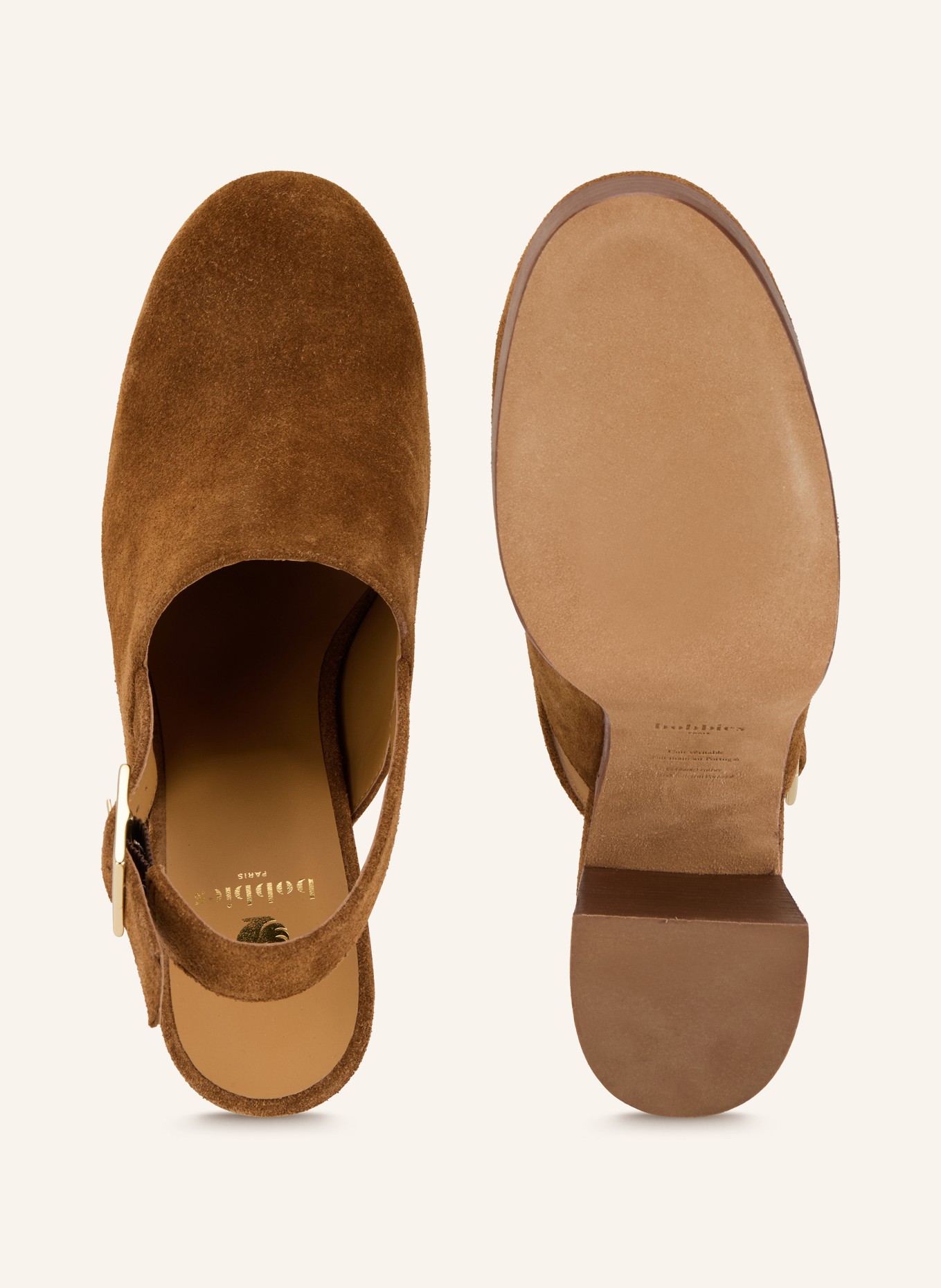 bobbies Slingpumps SAVANNAH: CAMEL