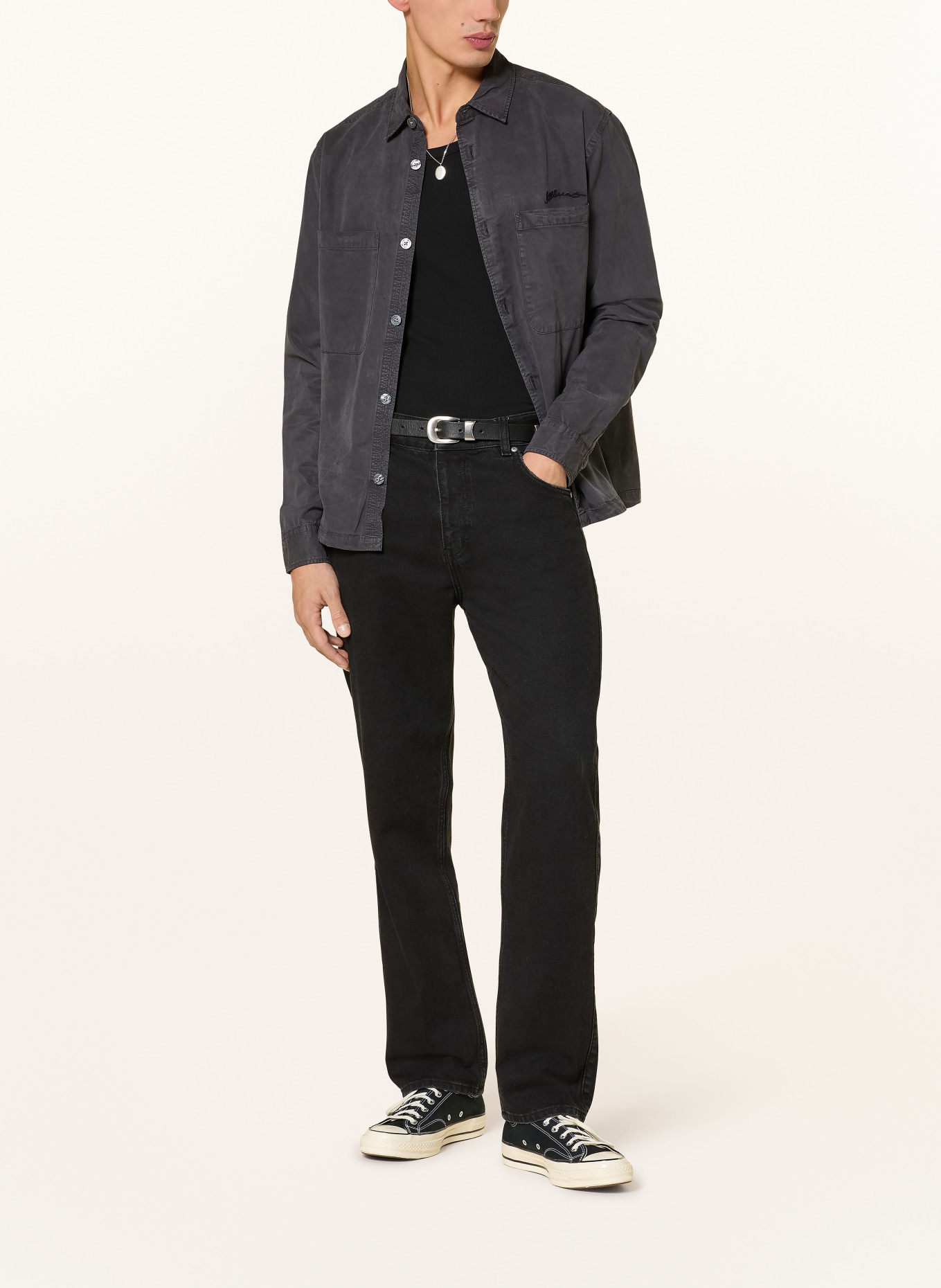 ALLSAINTS Overshirt RHODI: DUNKELGRAU