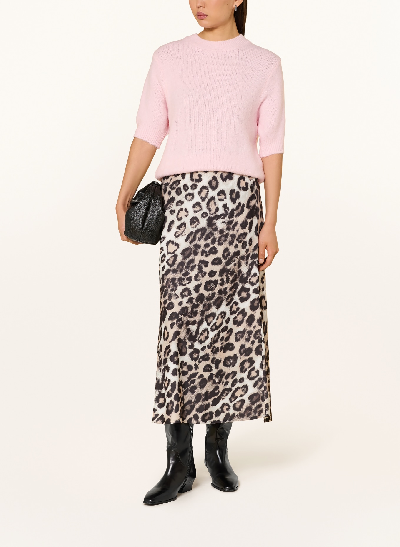 miss goodlife Knitted shirt with alpaca: PINK