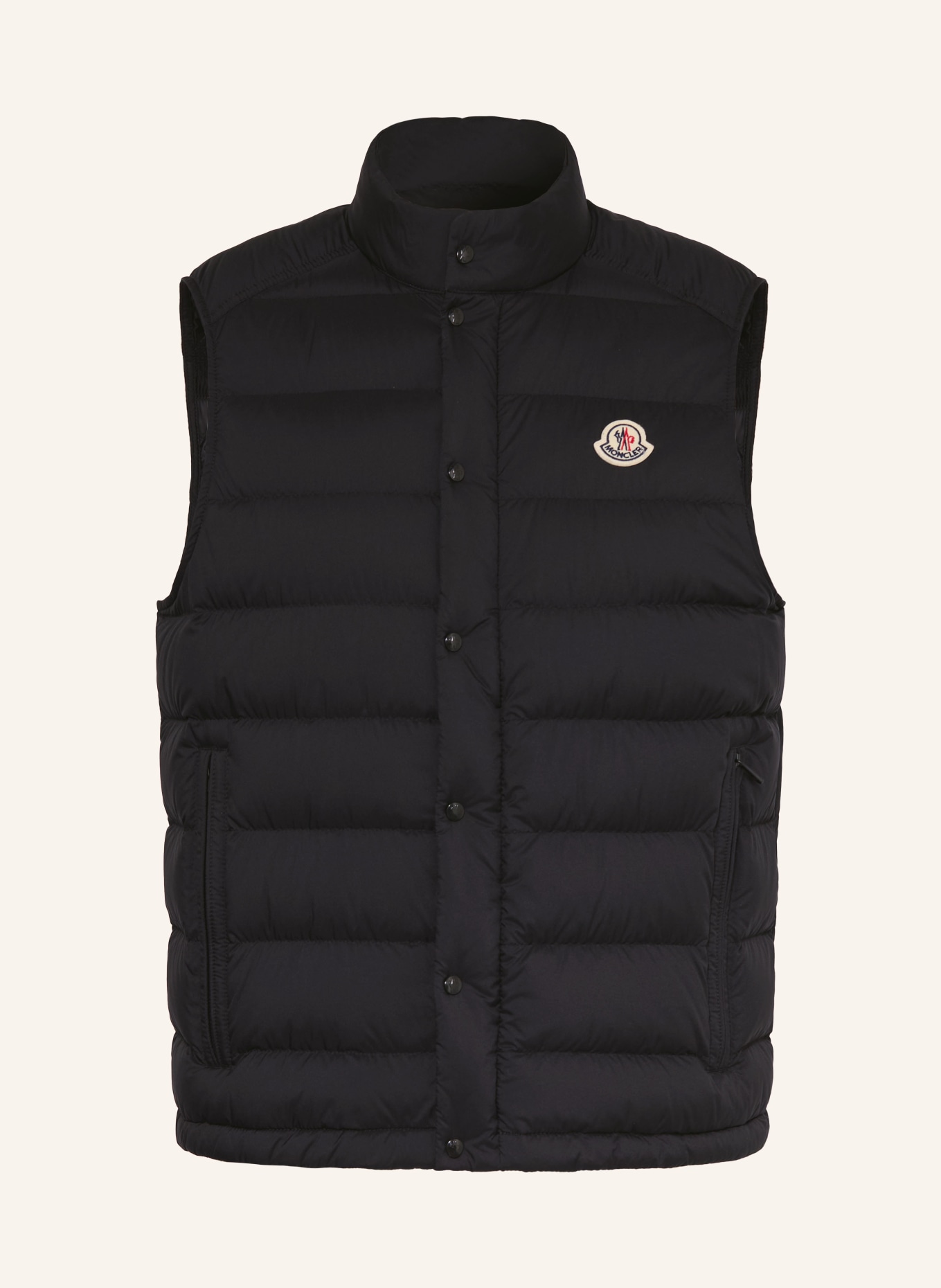MONCLER Daunenweste BARTHE: SCHWARZ