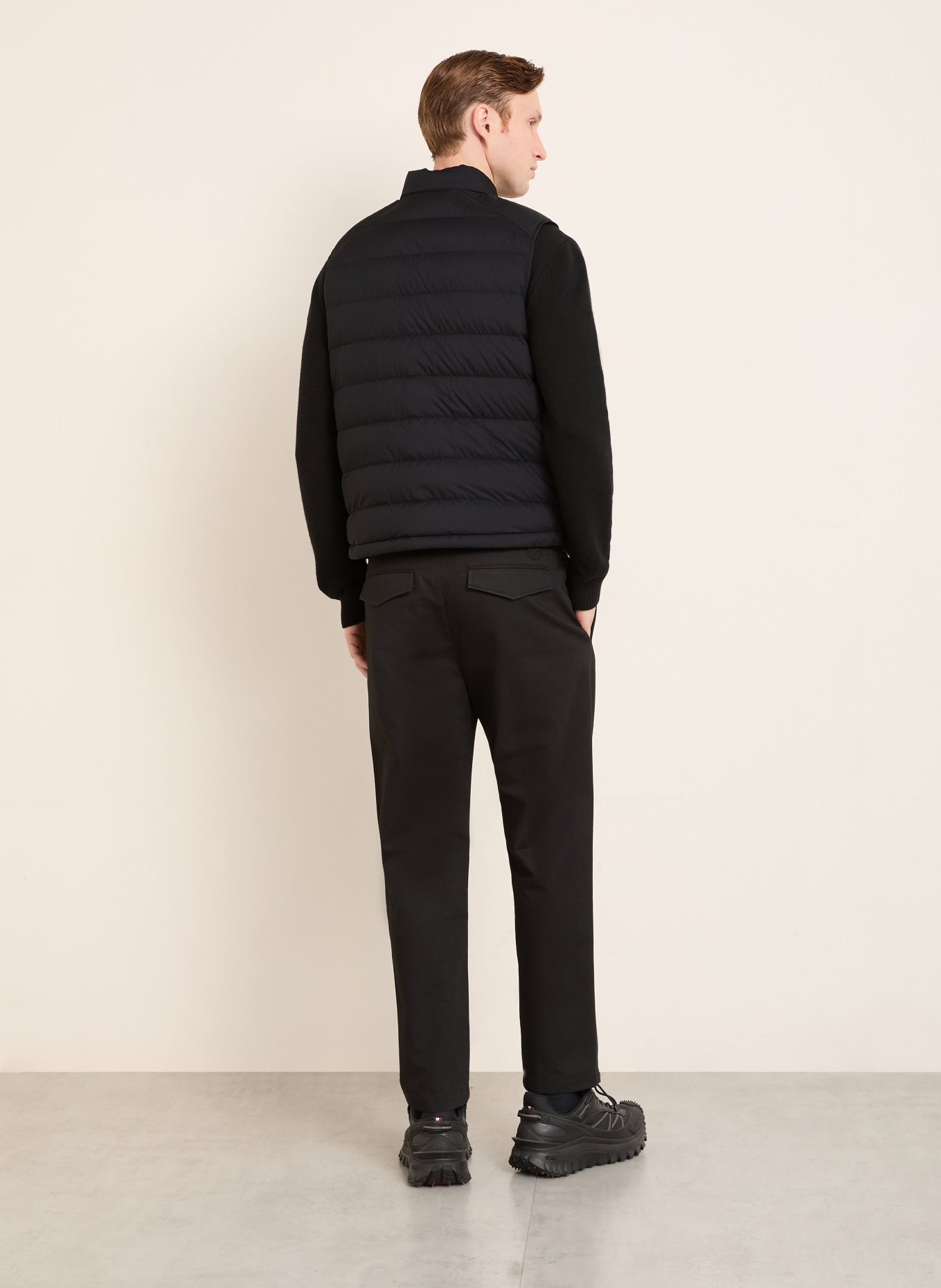 MONCLER Daunenweste BARTHE: SCHWARZ