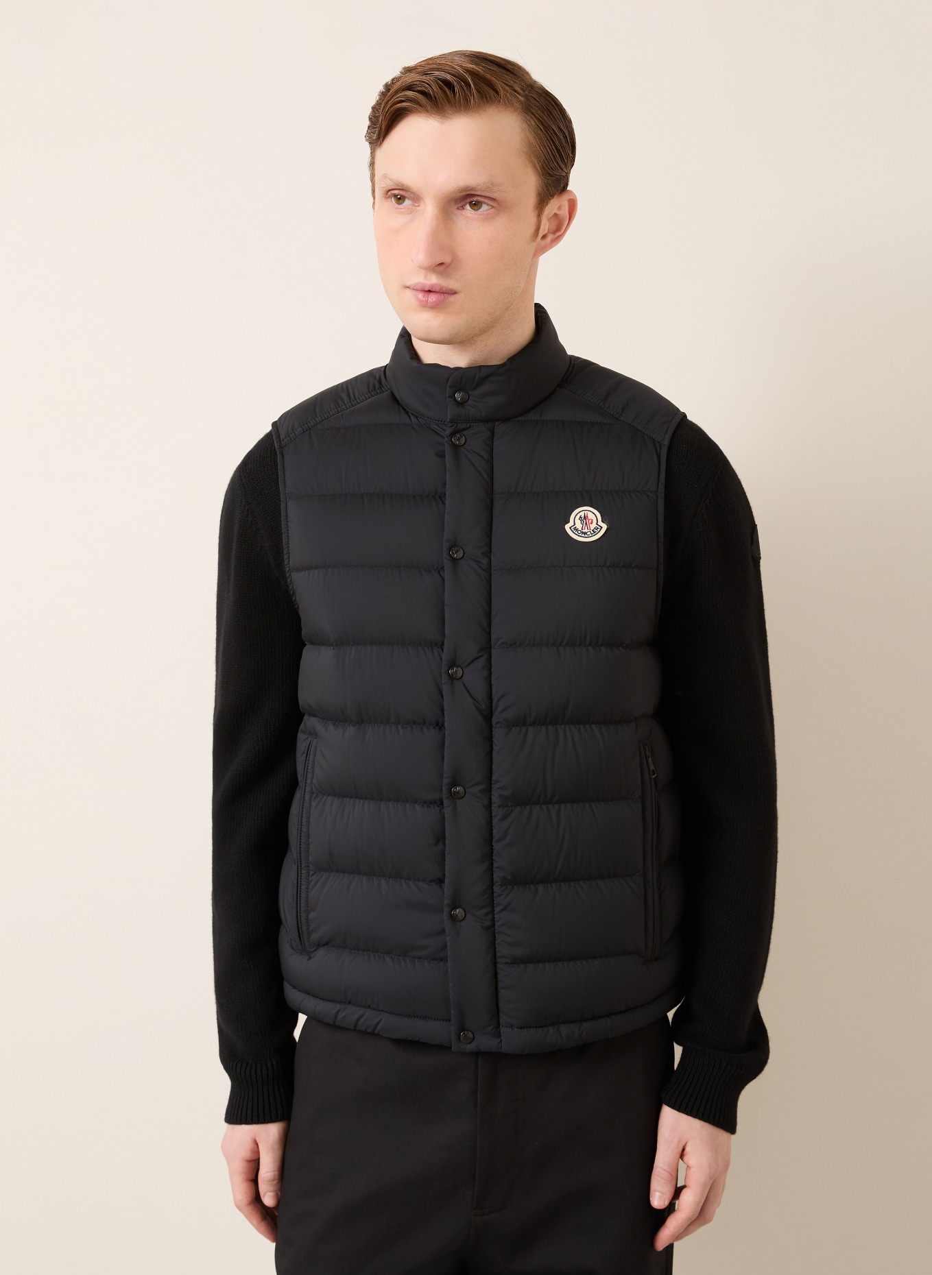 MONCLER Daunenweste BARTHE: SCHWARZ