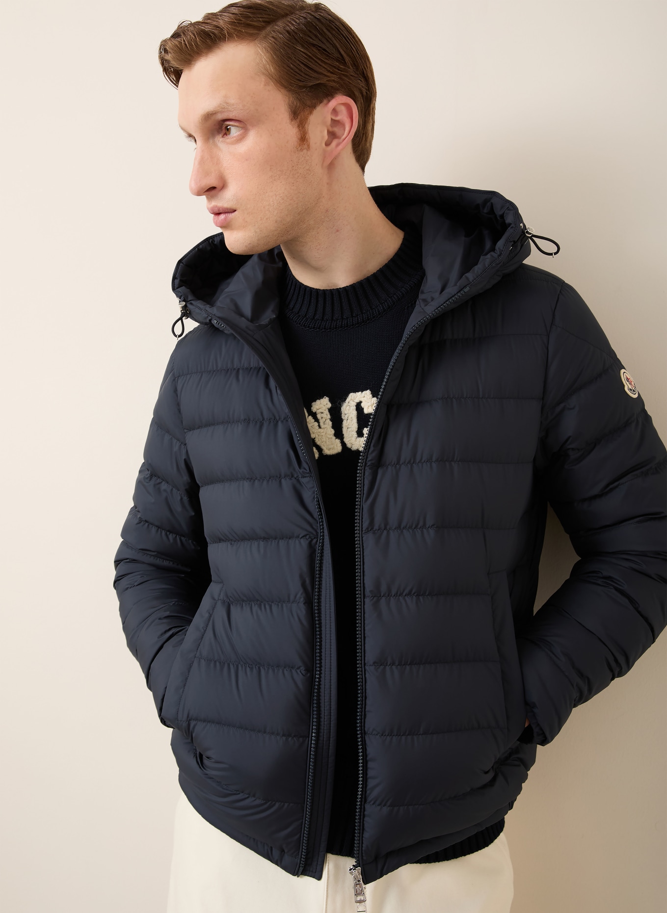 MONCLER VERMEILLE down jacket: DARK BLUE