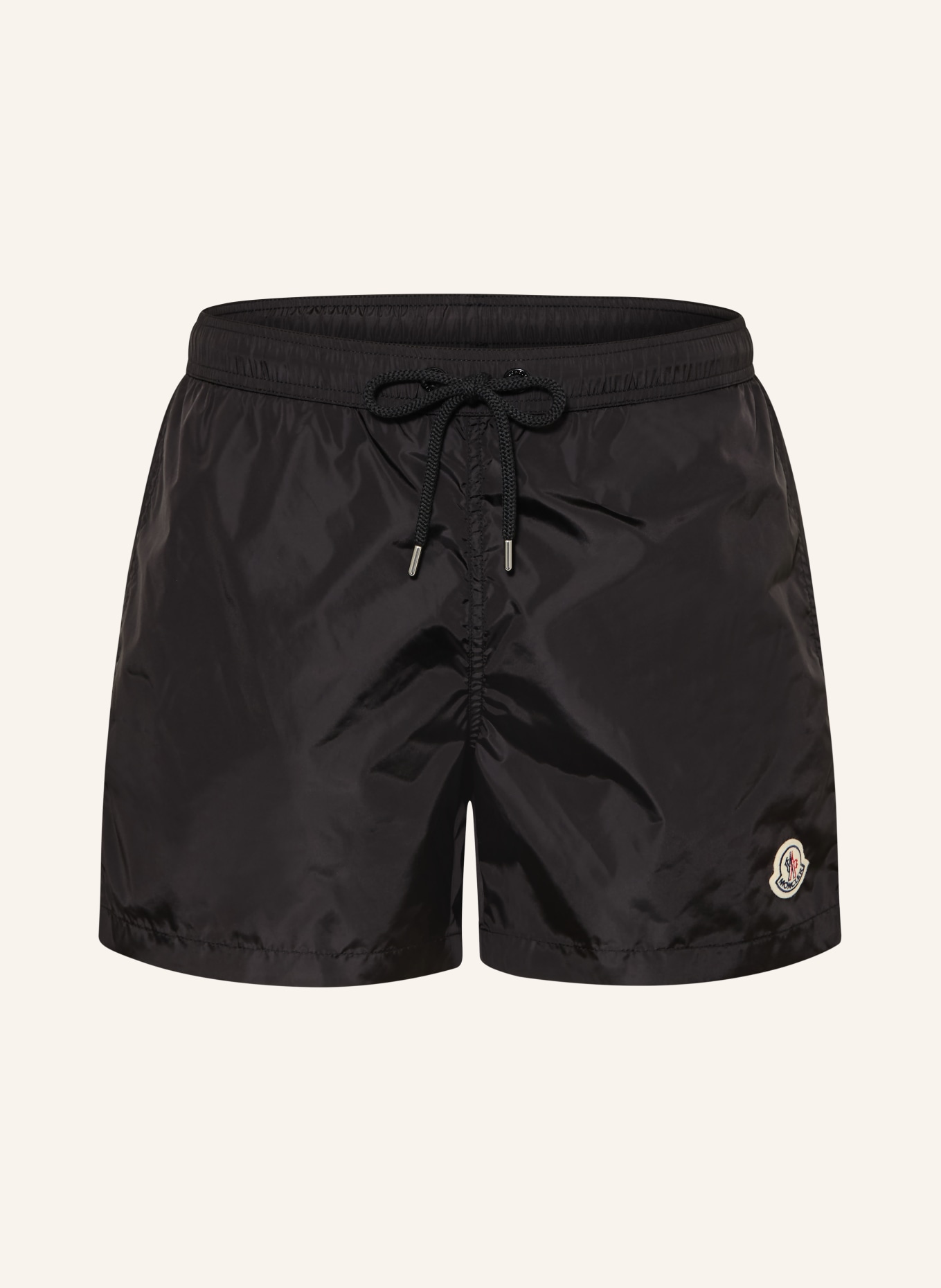 MONCLER szorty kąpielowe: CZARNY