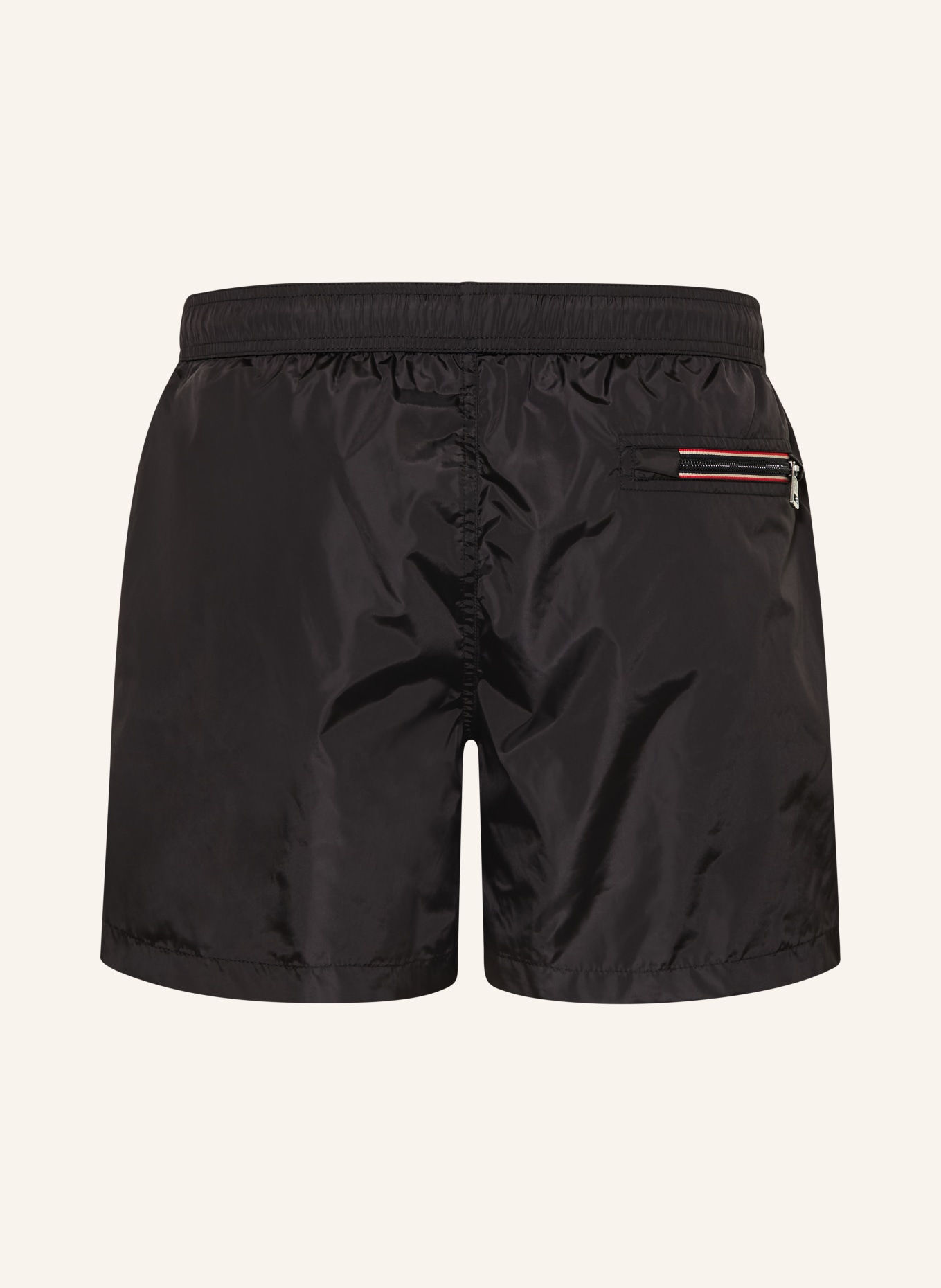 MONCLER szorty kąpielowe: CZARNY