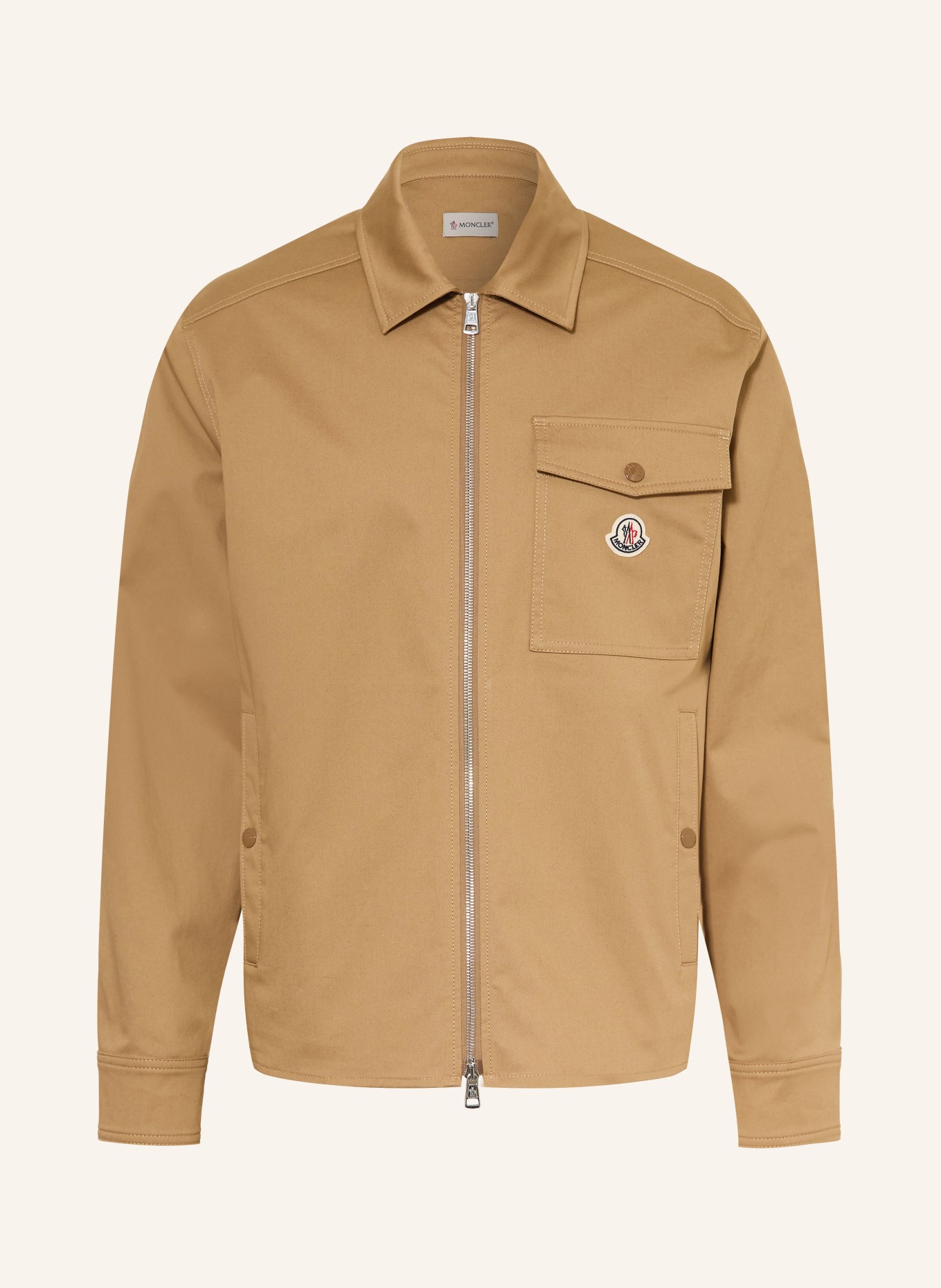 MONCLER Overjacket: BEIGE
