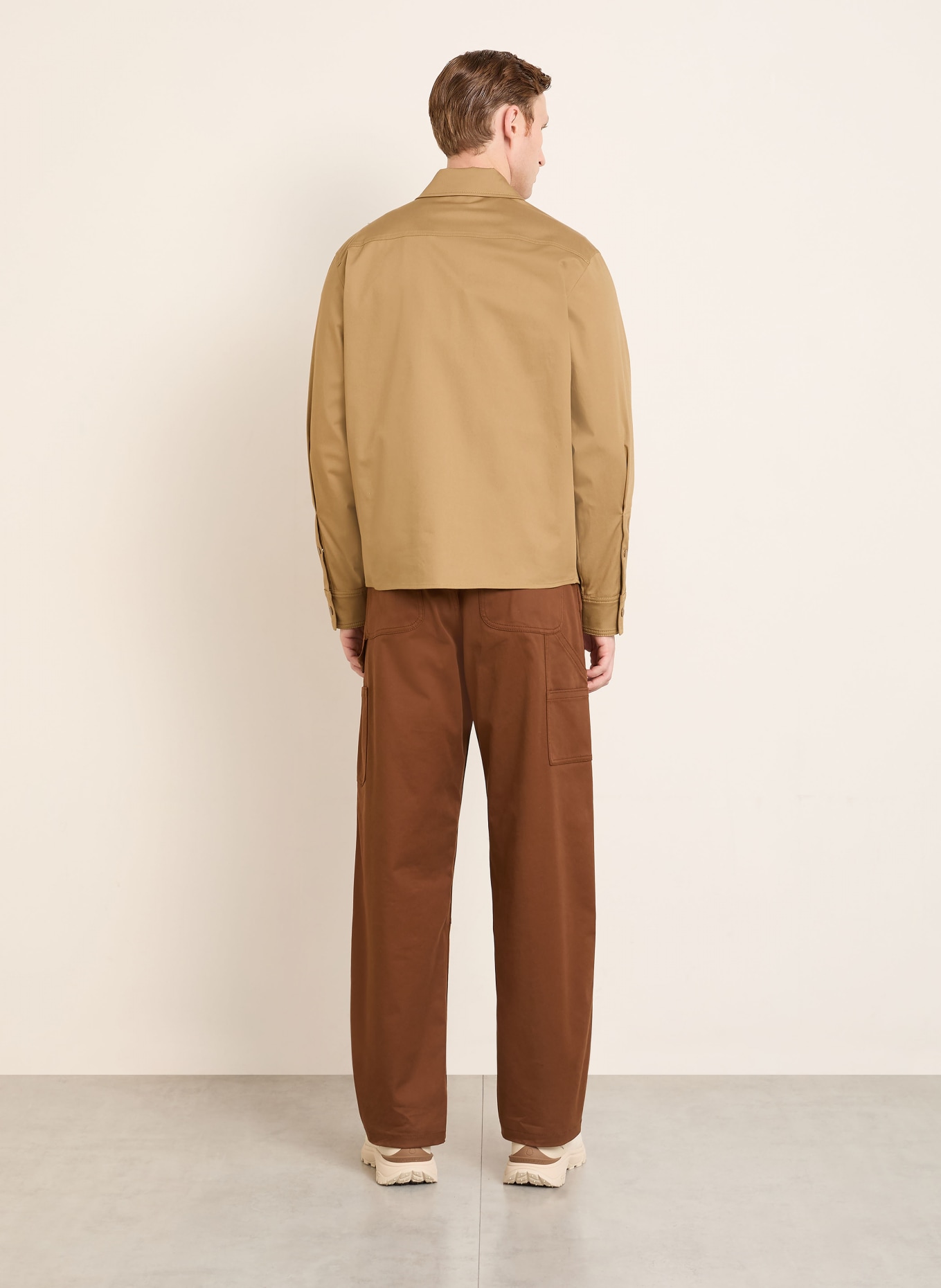 MONCLER Overjacket: BEIGE