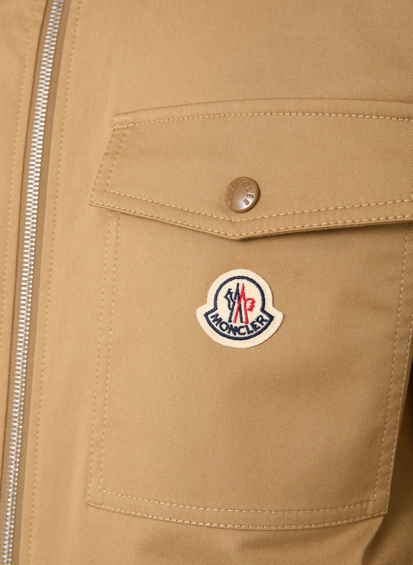MONCLER Overjacket: BEIGE