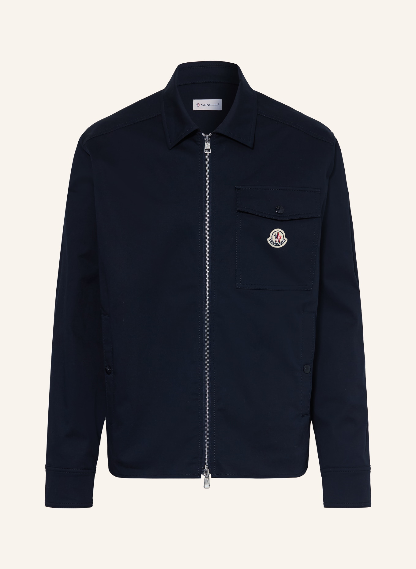 MONCLER Overjacket: DUNKELBLAU