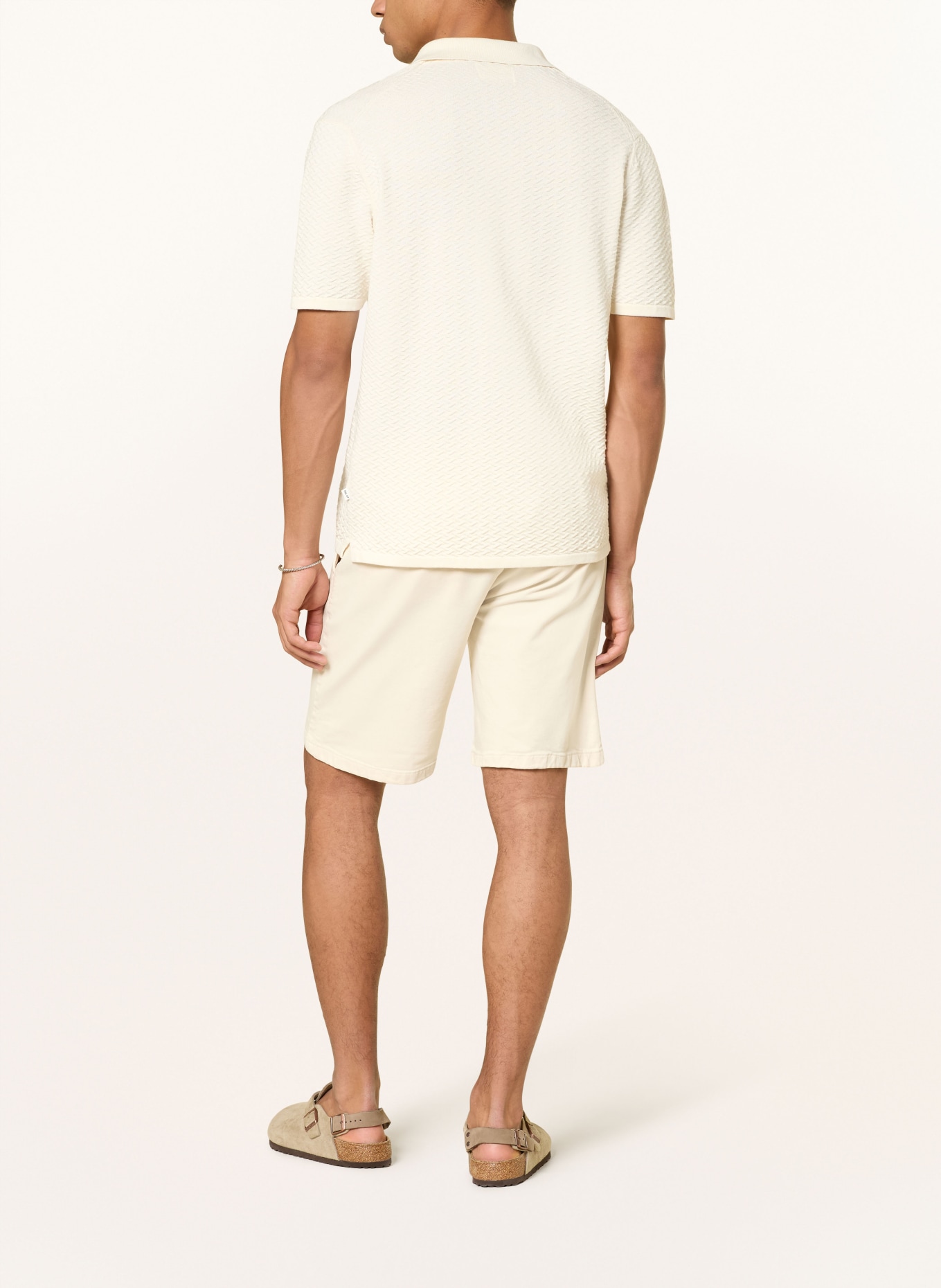 NN.07 Polo en maille PAUL: ÉCRU