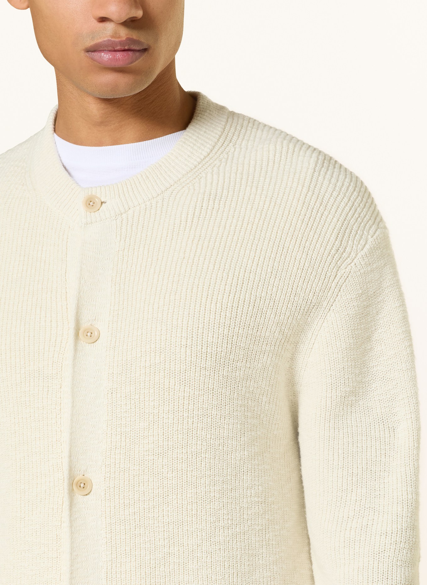 NN.07 JASPER cardigan: ECRU