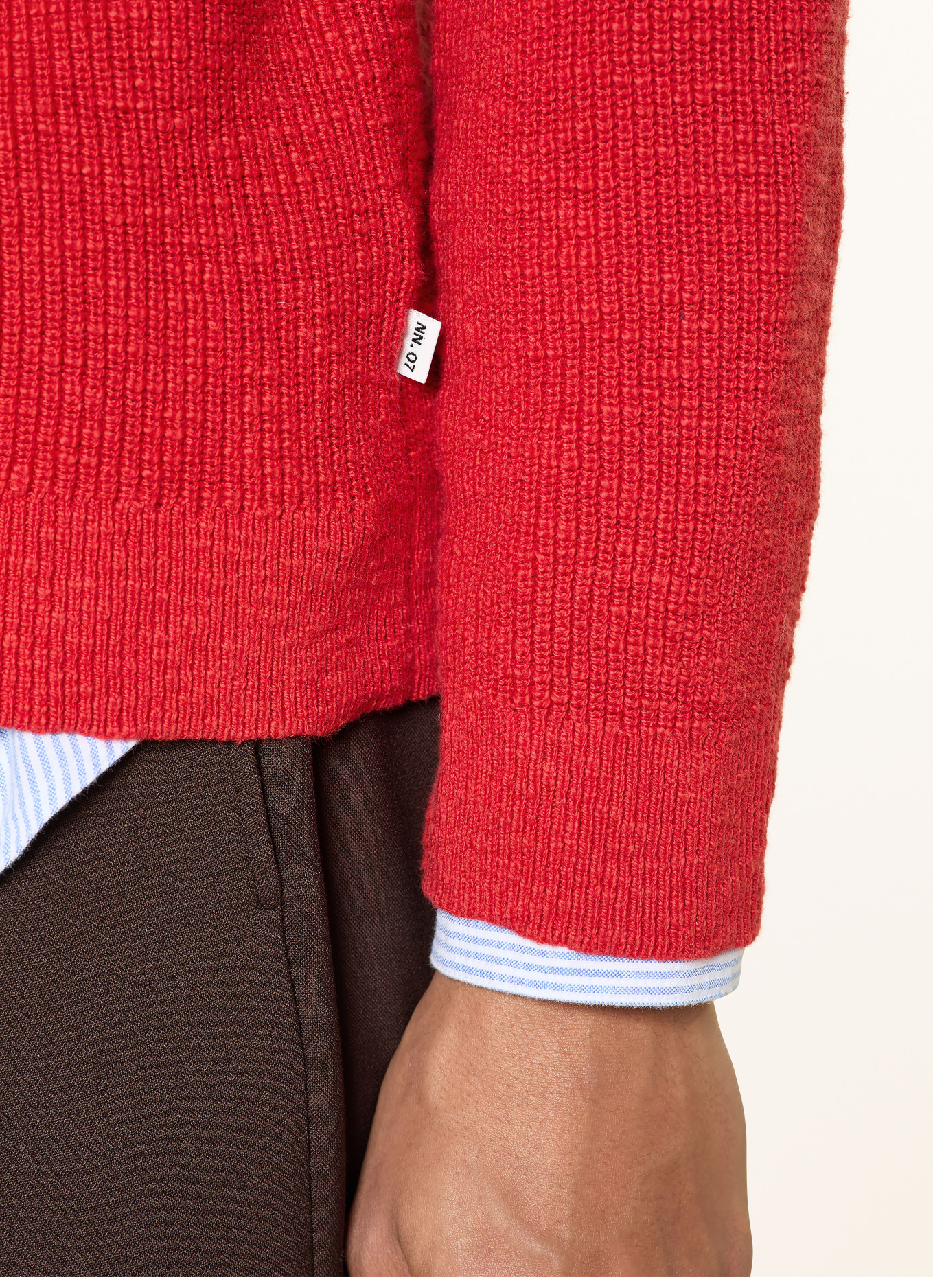 NN.07 JASPER cardigan: RED