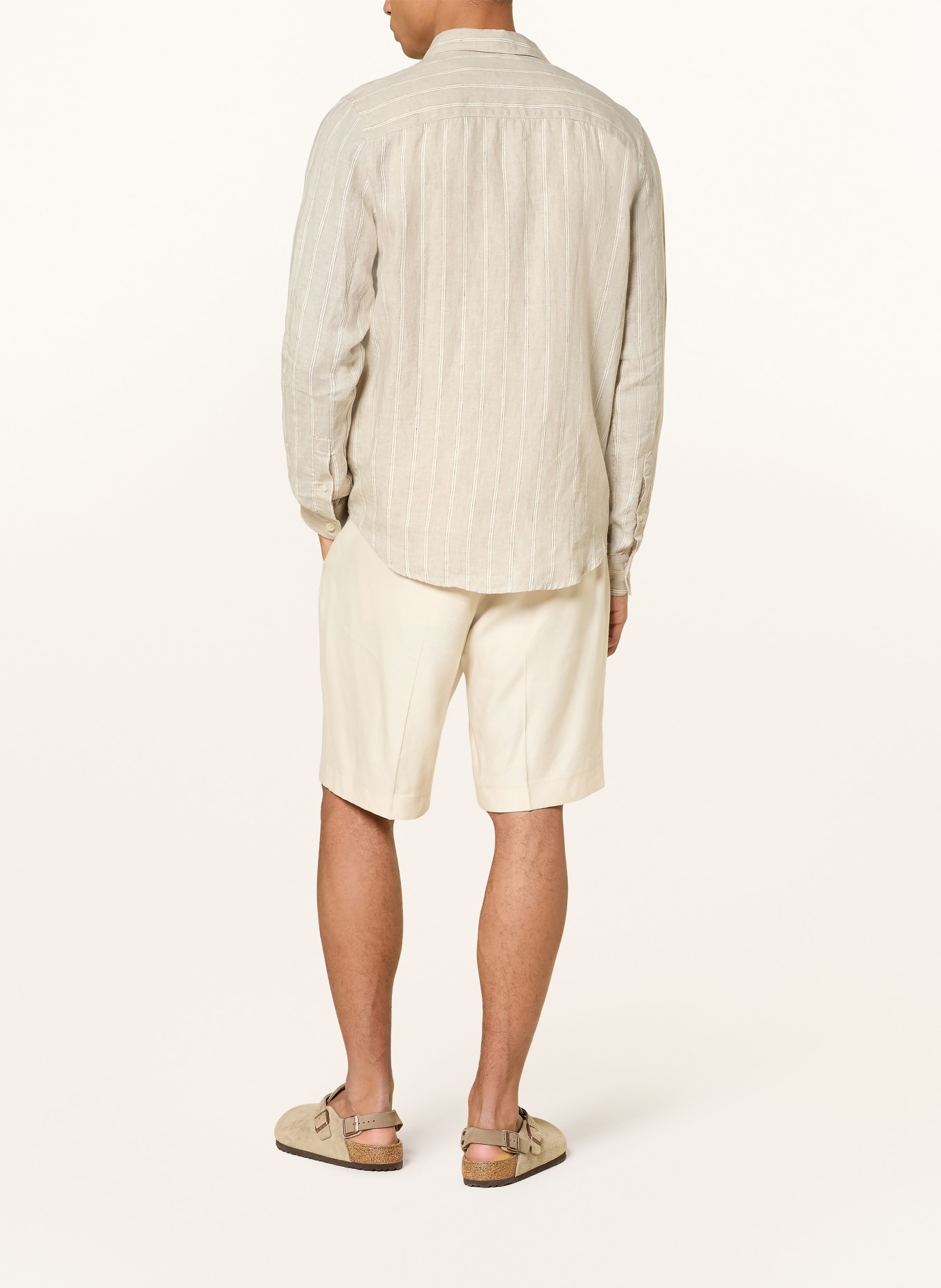 NN.07 Hemd ENZO Regular Fit: BEIGE / BRAUN / CREME