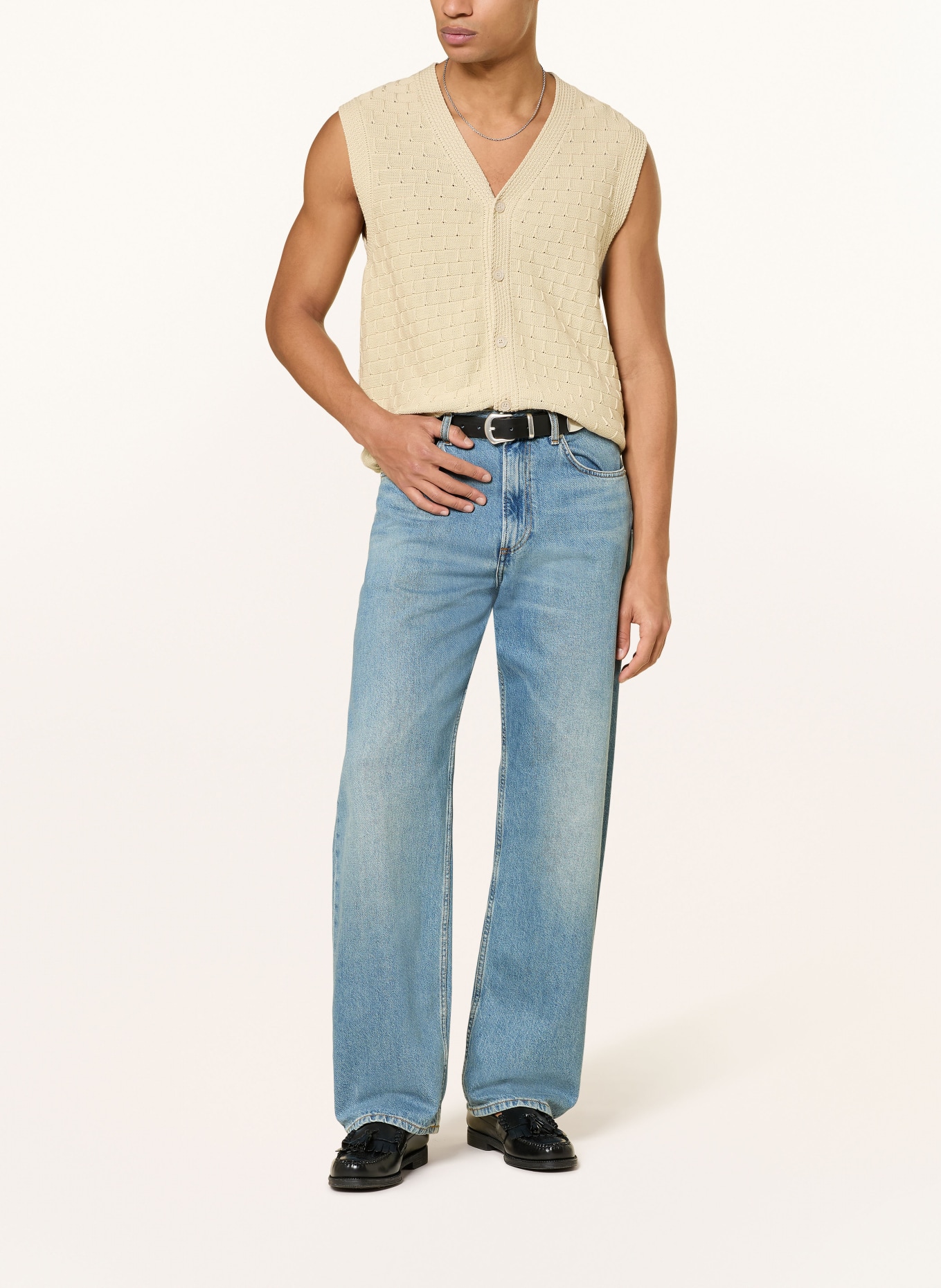 NN.07 Strickweste REECE: BEIGE