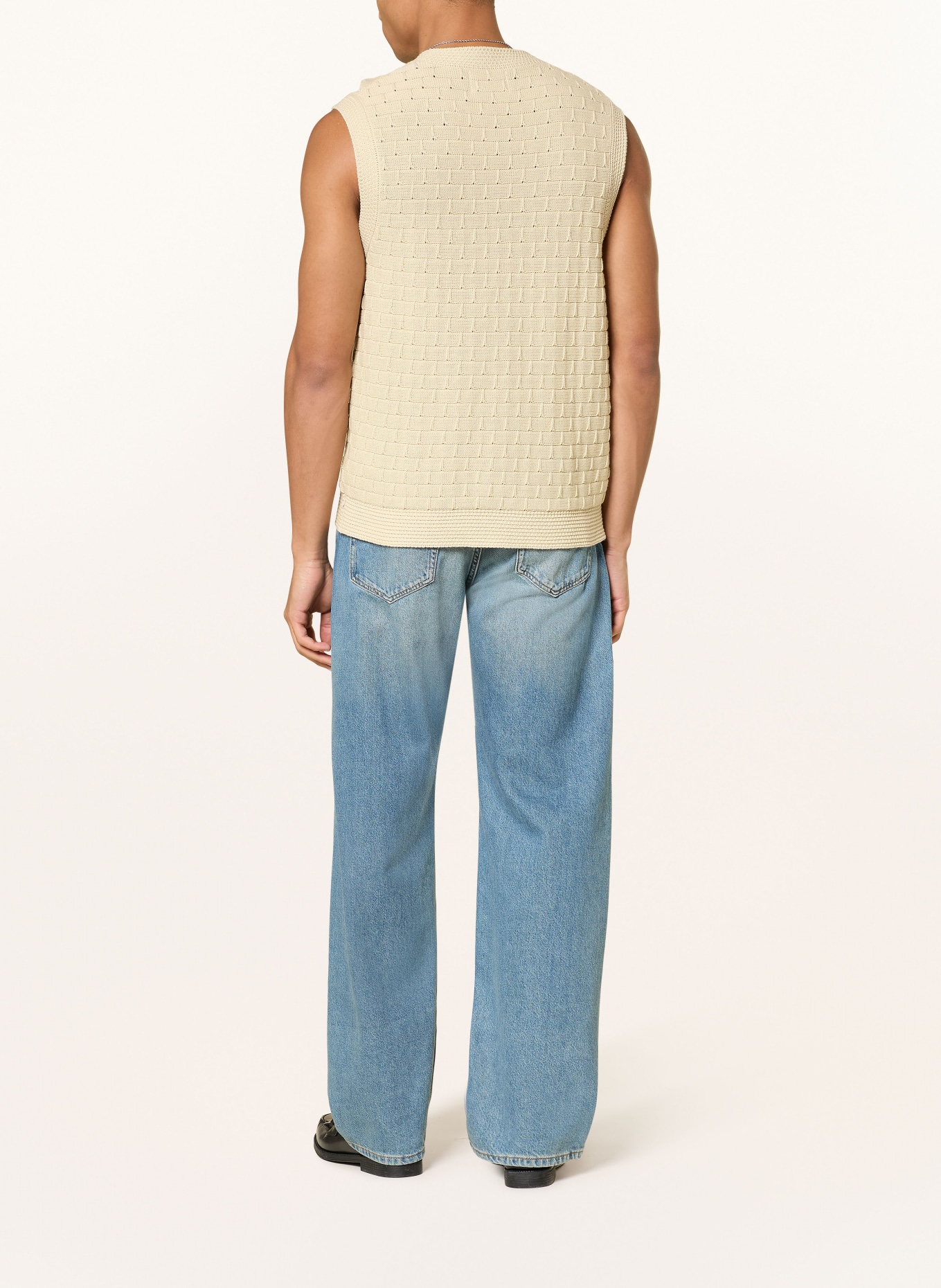 NN.07 Strickweste REECE: BEIGE