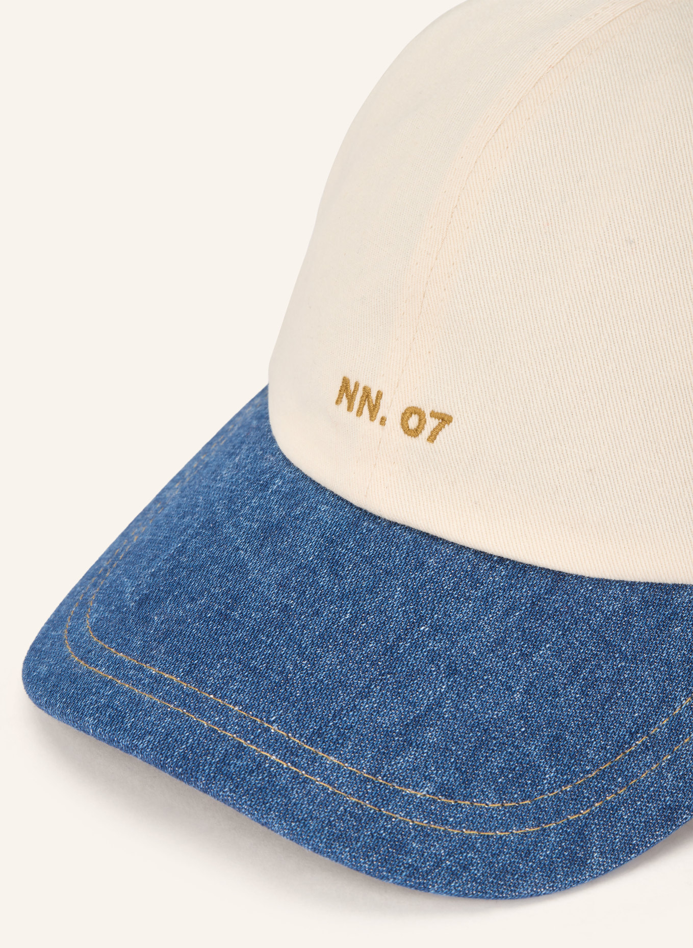 NN.07 Cap: BEIGE / BLAUW