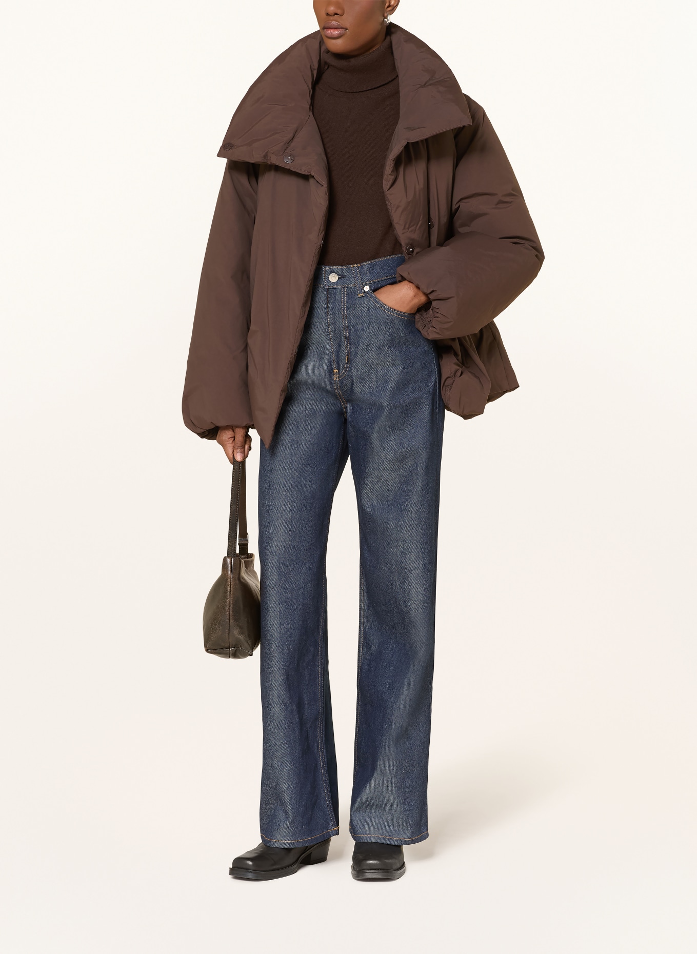 ARKET Daunenjacke KENDICE: DUNKELBRAUN