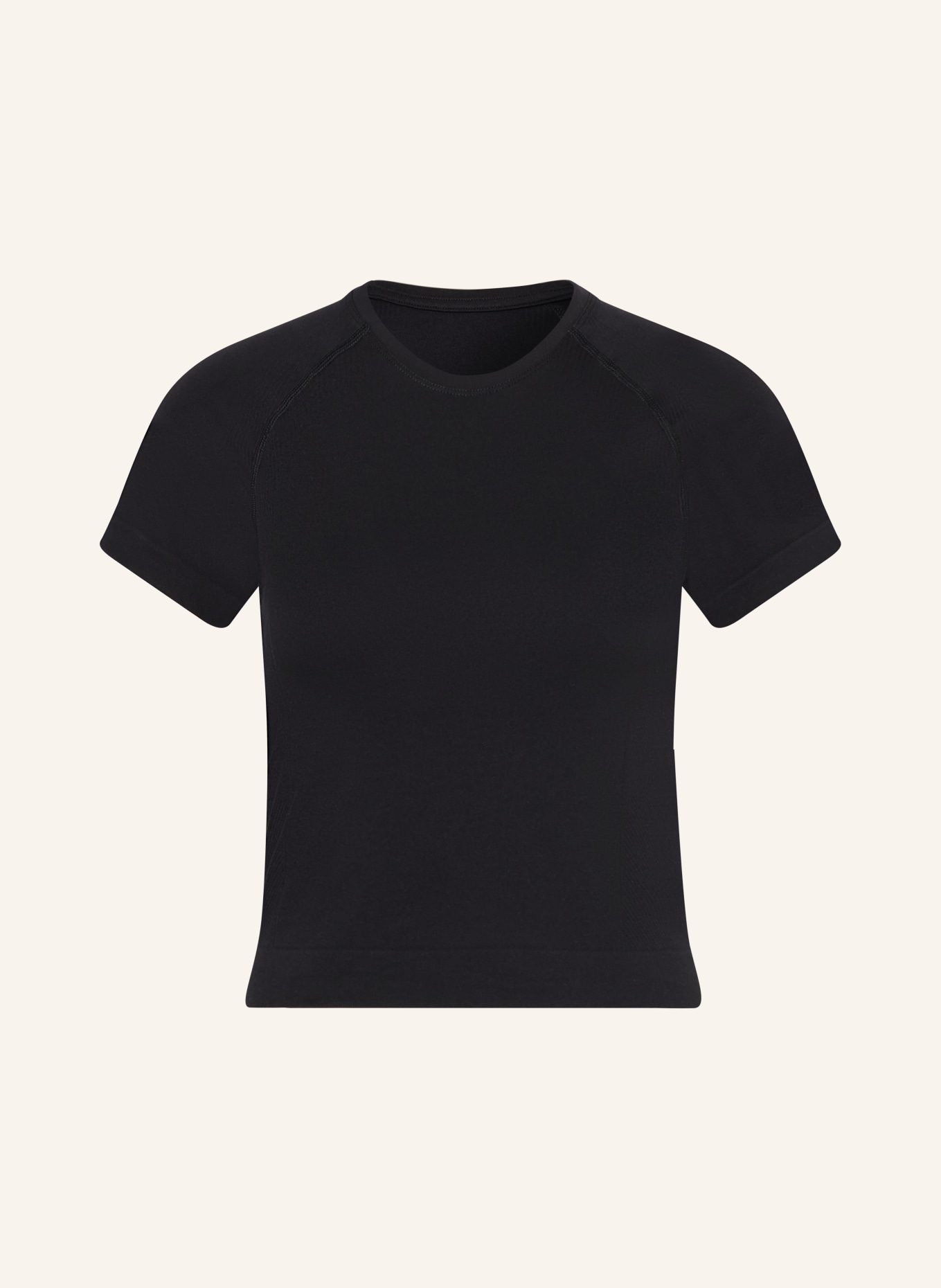 Sweaty Betty Laufshirt ATHLETE CROP: SCHWARZ