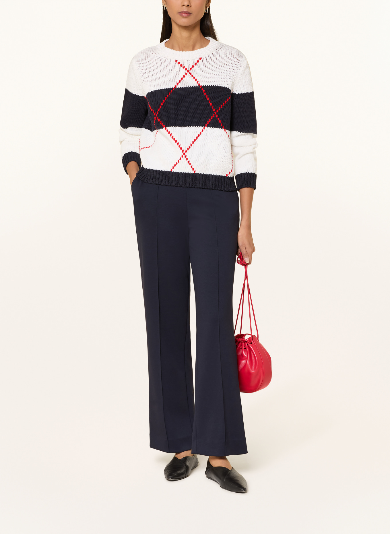 monari Jerseyhose im Jogging-Stil: DUNKELBLAU