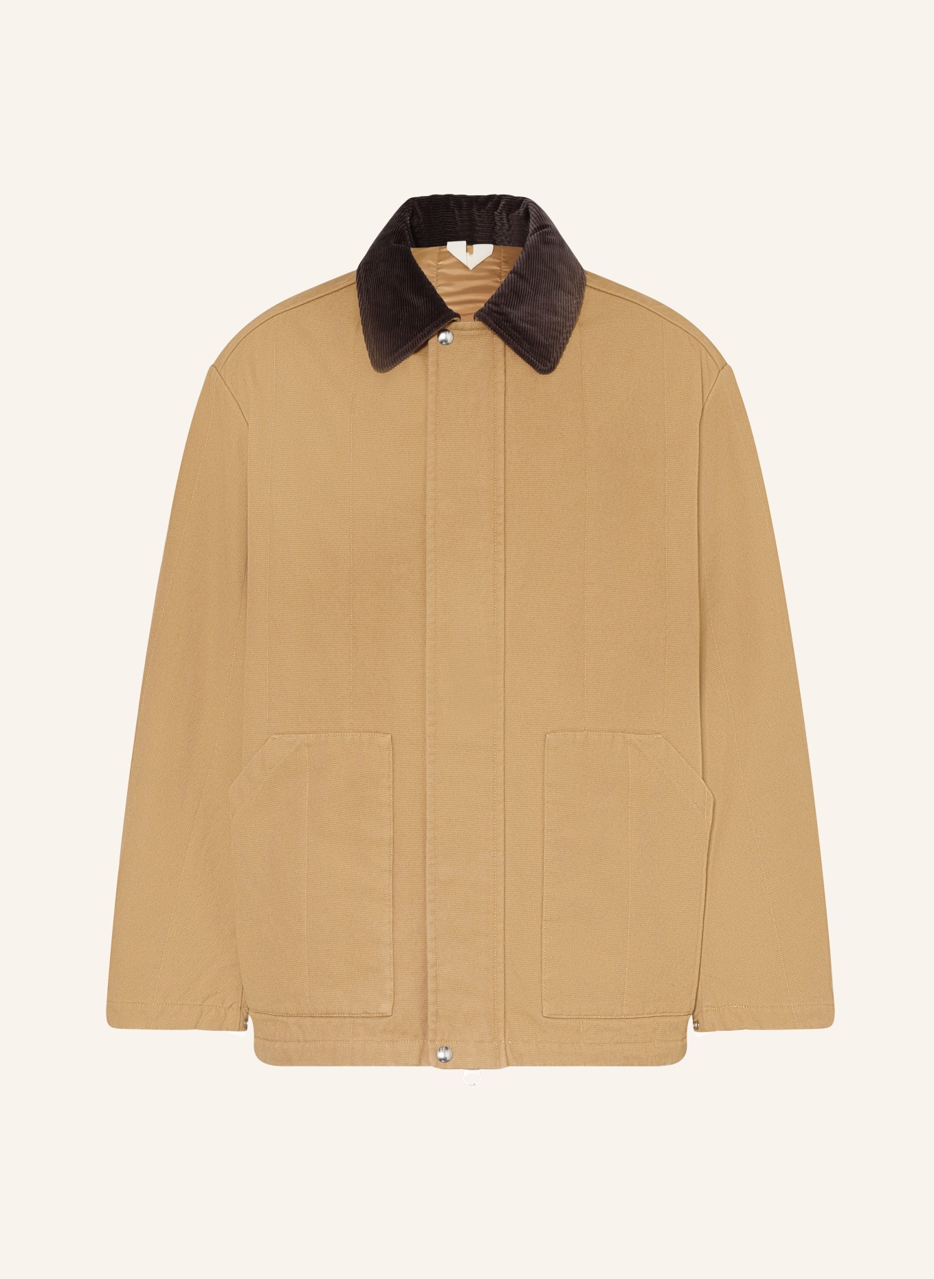 ARKET ARCHER jacket: CAMEL / DARK BROWN