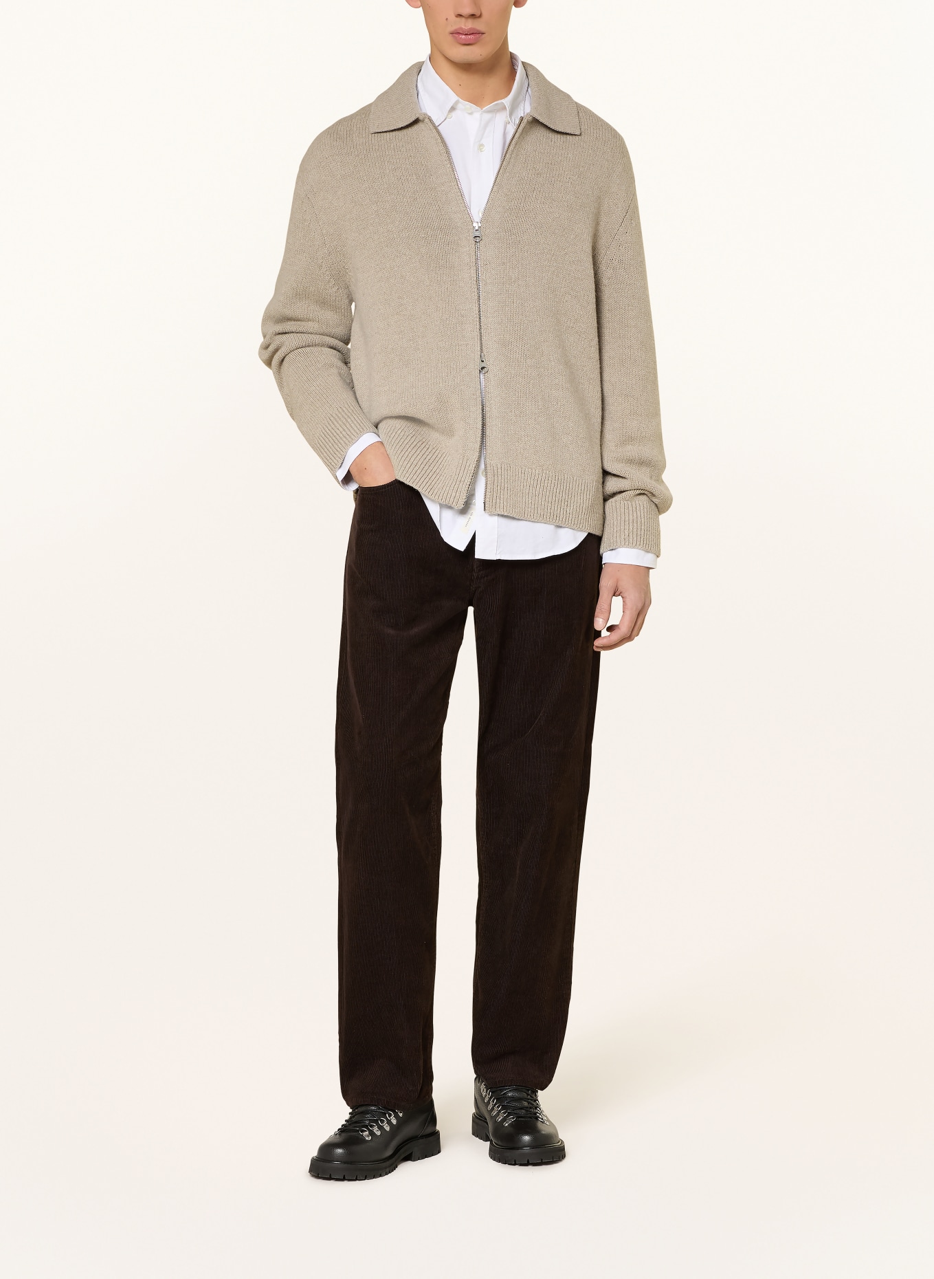 ARKET Strickjacke SCARSDALE: BEIGE