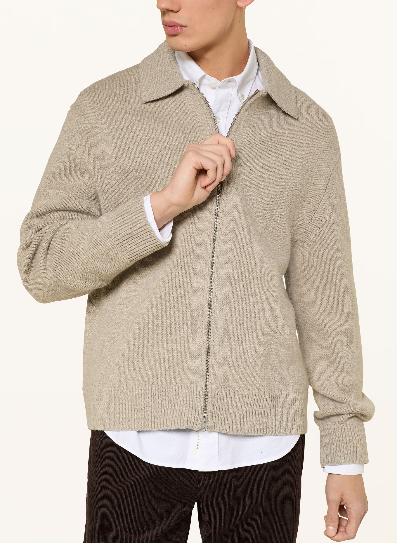 ARKET Strickjacke SCARSDALE: BEIGE