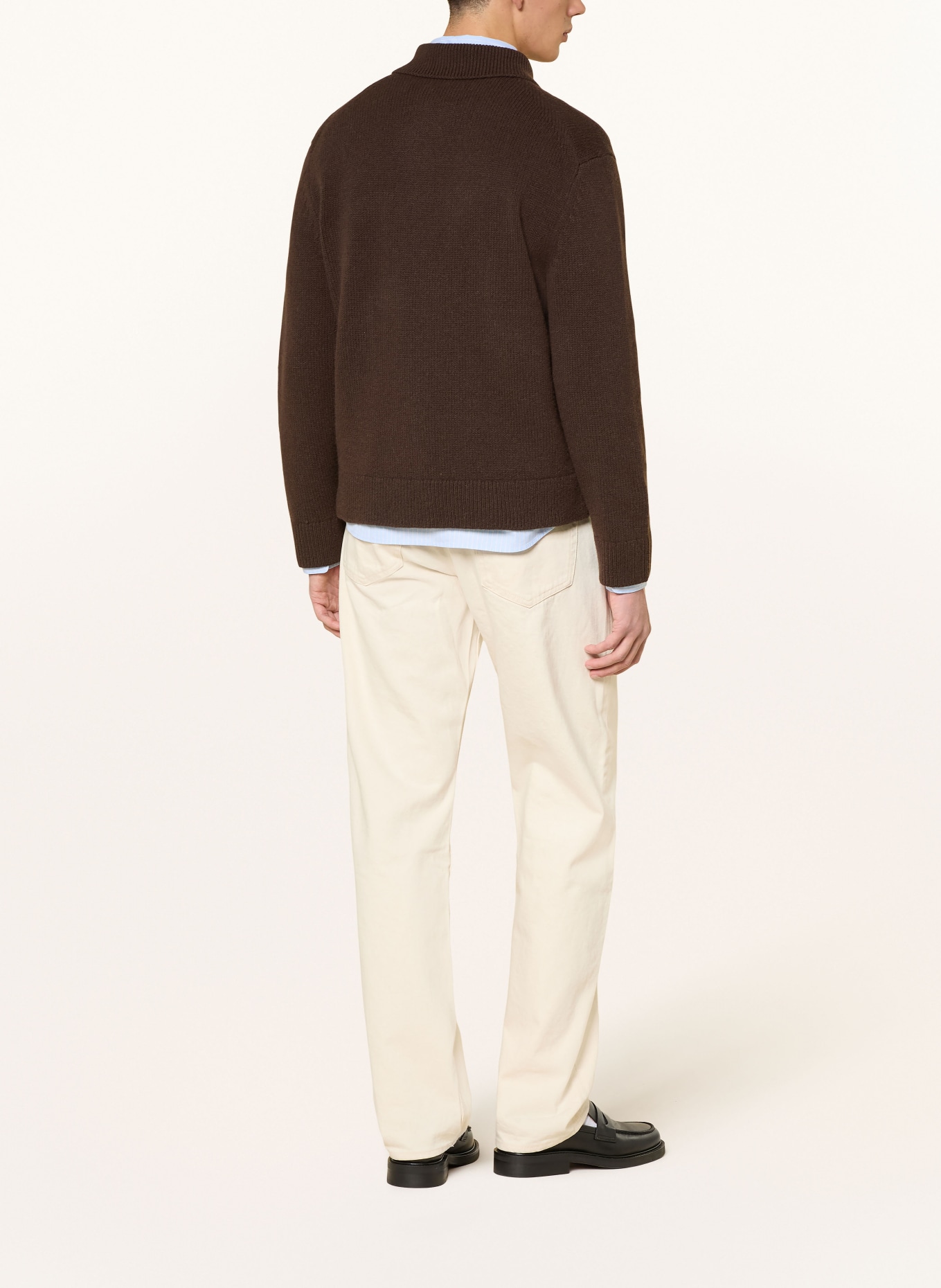 ARKET Strickjacke SCARSDALE: DUNKELBRAUN