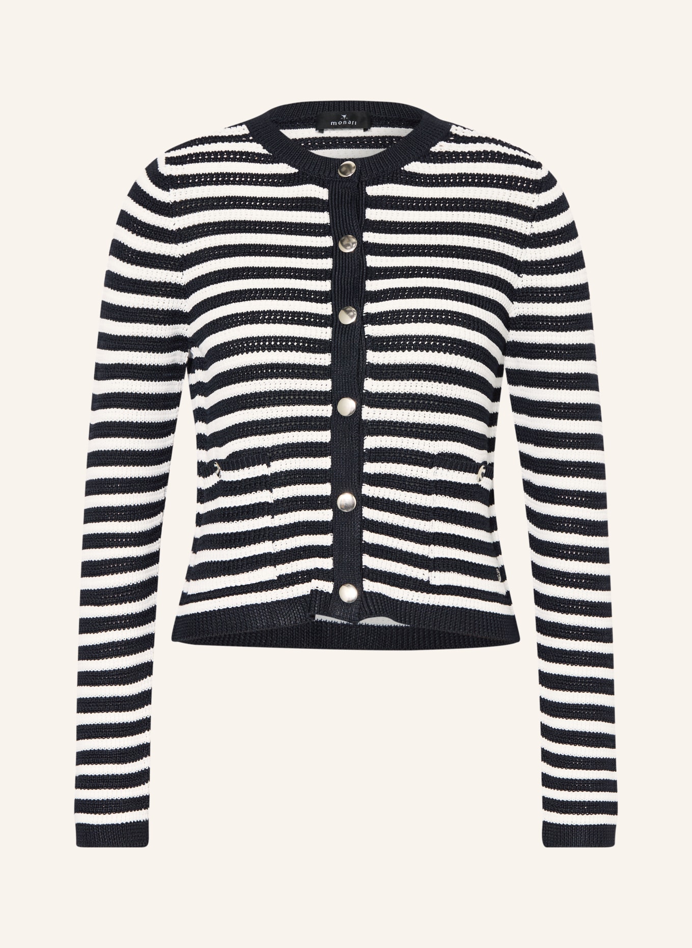 monari svetr: TMAVĚ MODRÁ / BÍLÁ