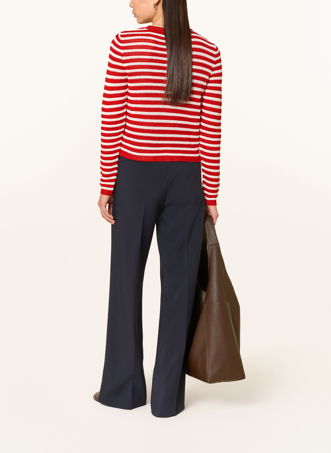 monari Strickjacke: ROT / WEISS