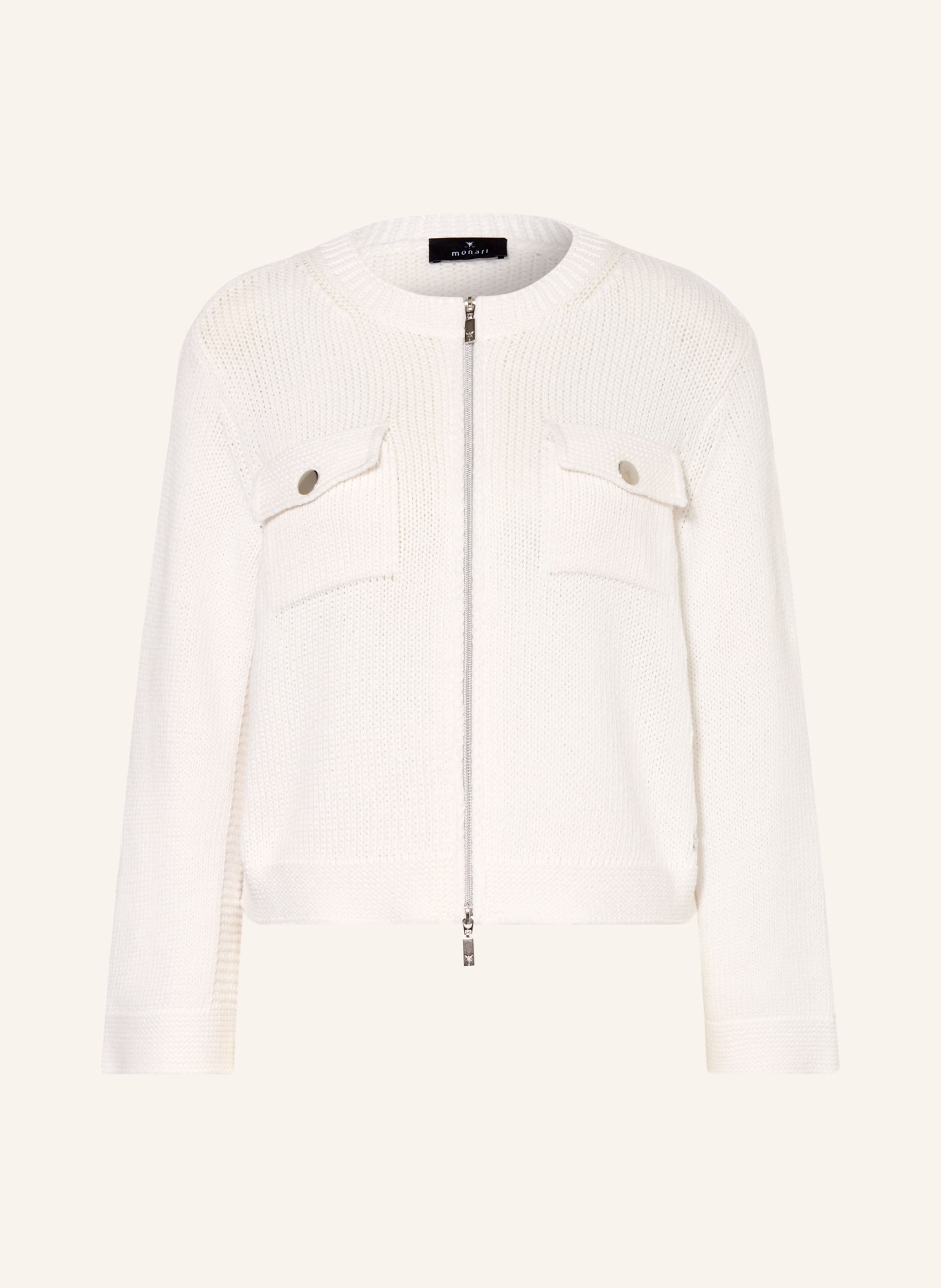 monari Strickjacke: WEISS