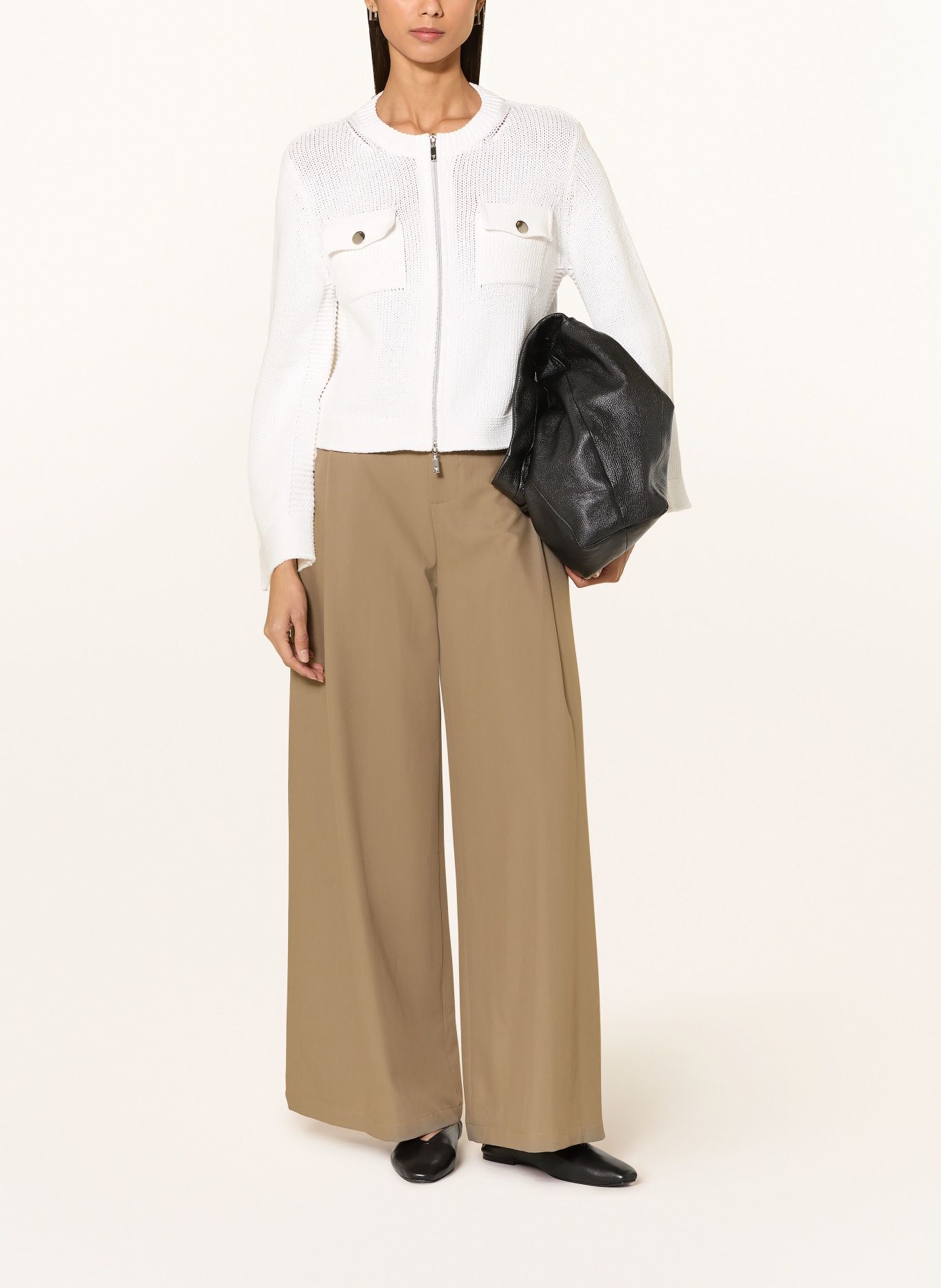 monari Strickjacke: WEISS