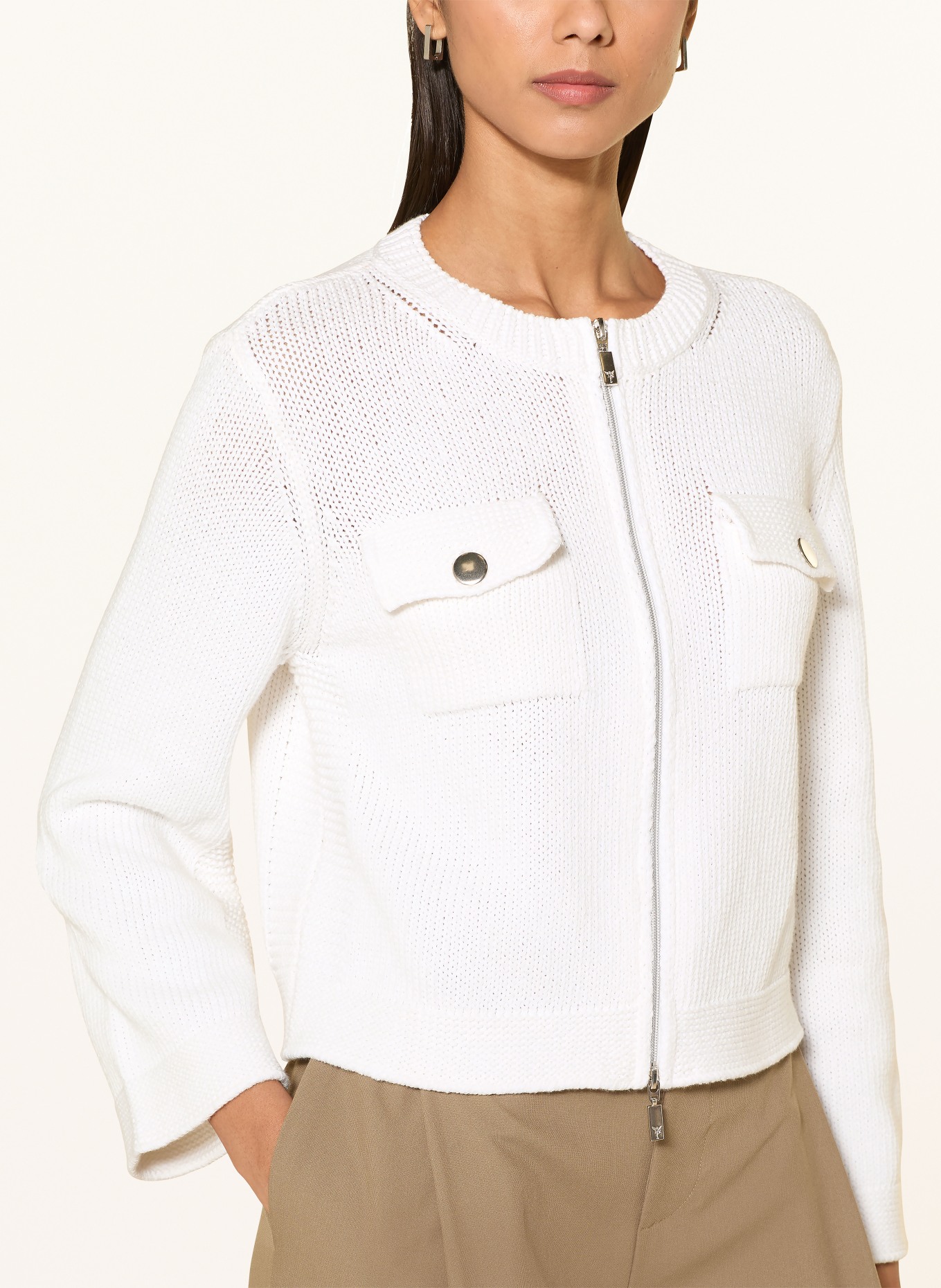 monari Strickjacke: WEISS