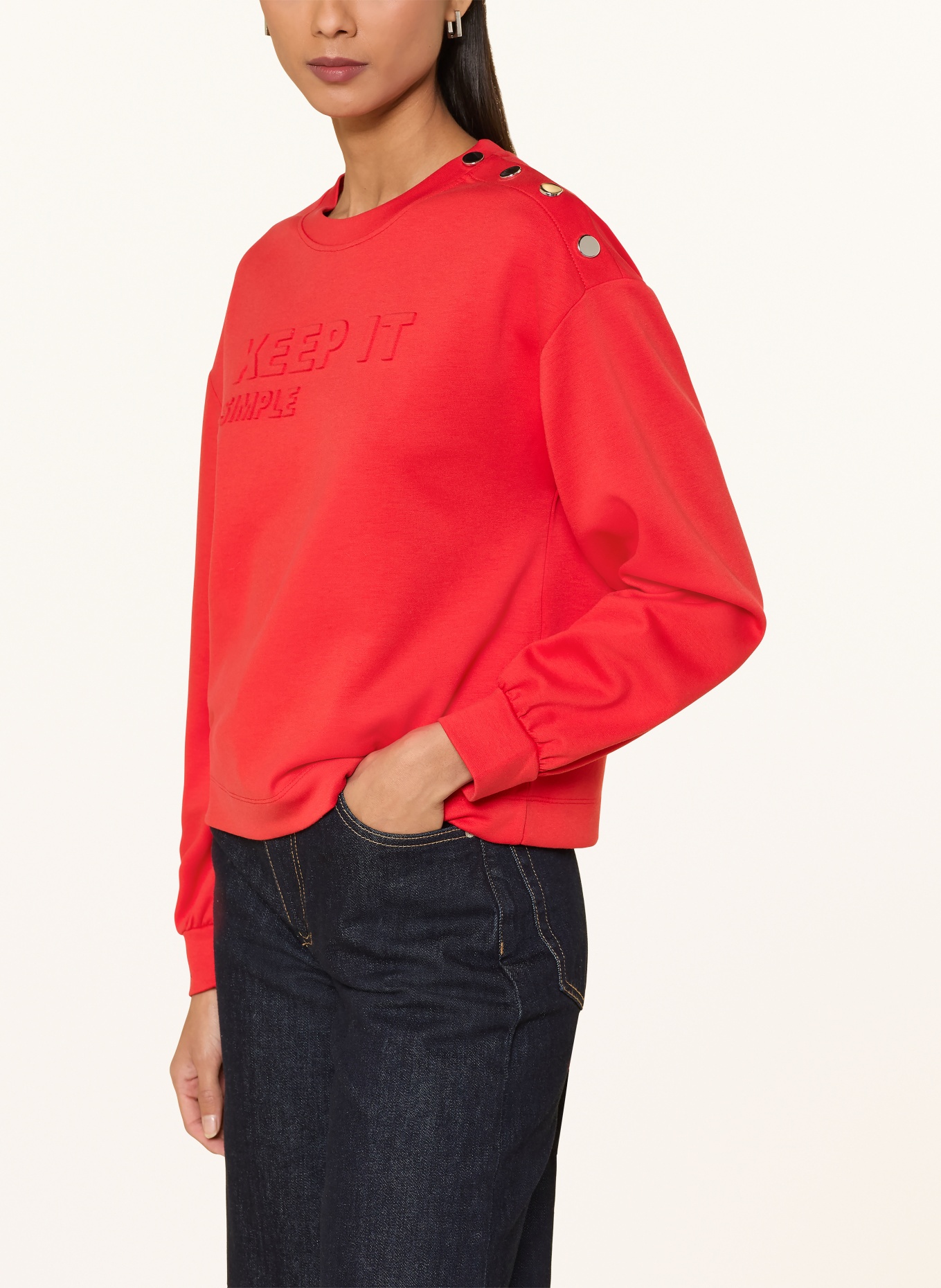 monari sweatshirt: RED