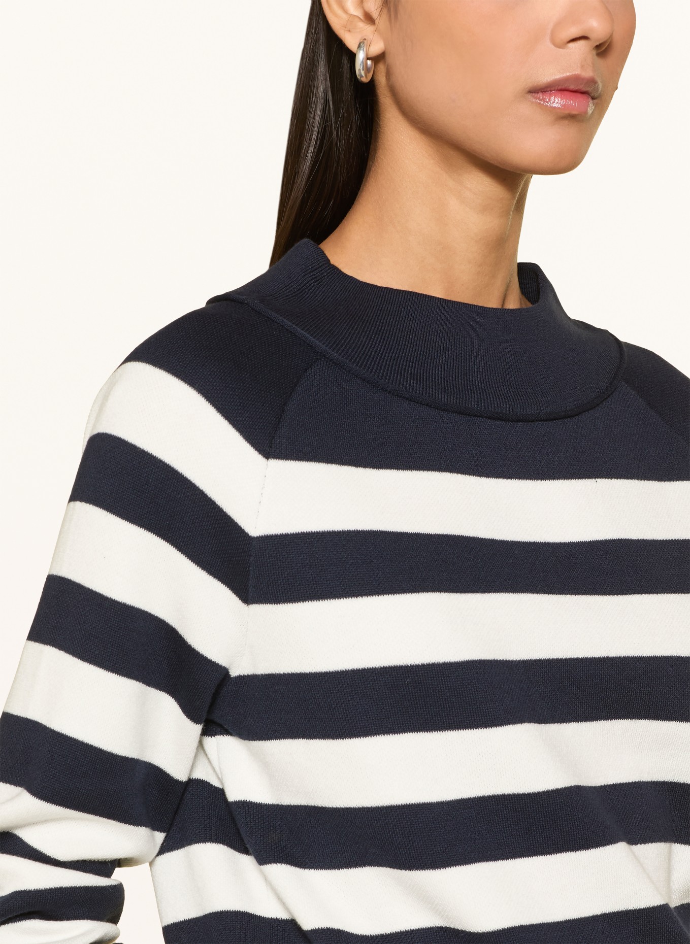 monari Pullover: DUNKELBLAU / WEISS