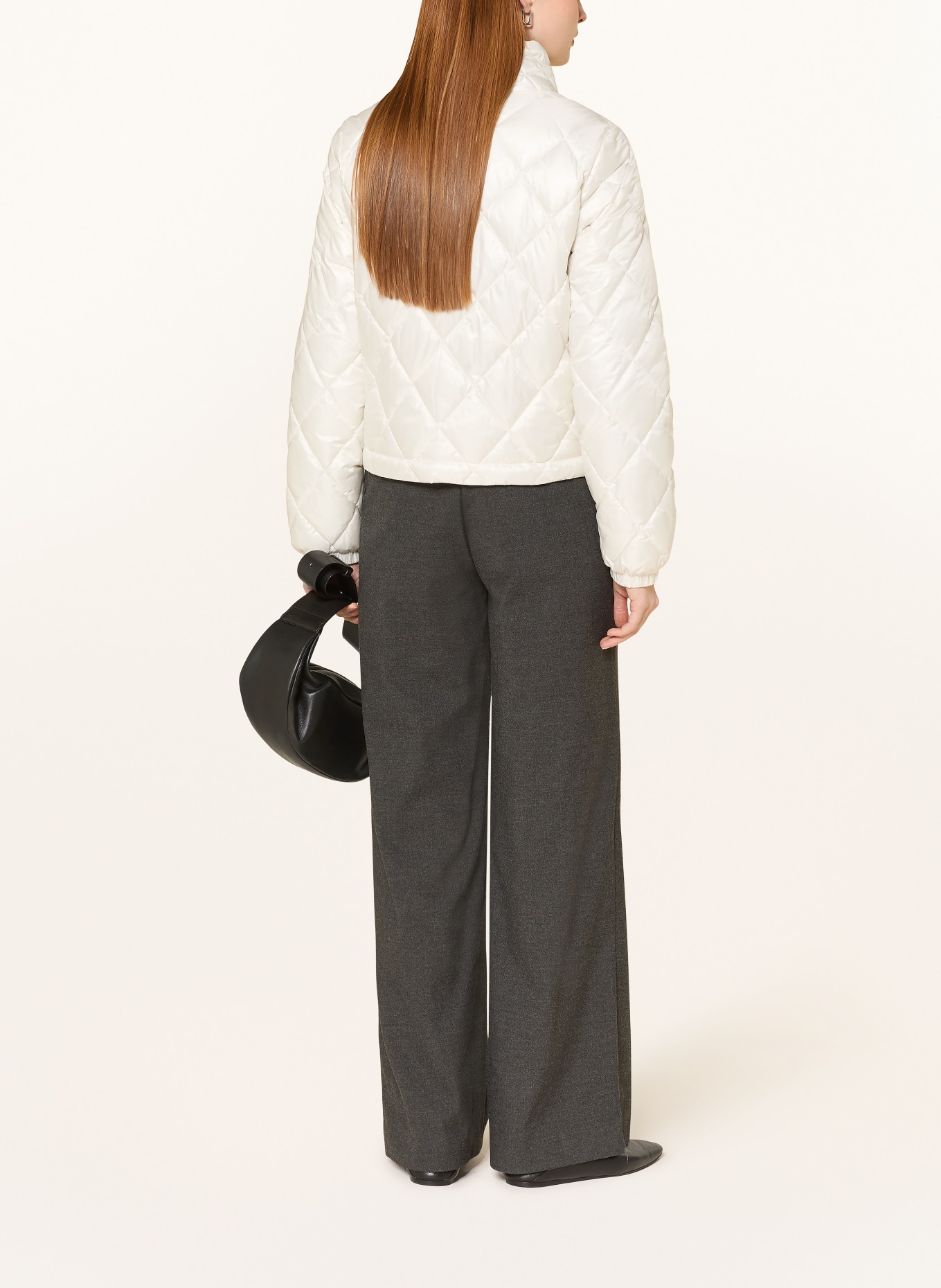 monari Steppjacke mit Schmucksteinen: CREME