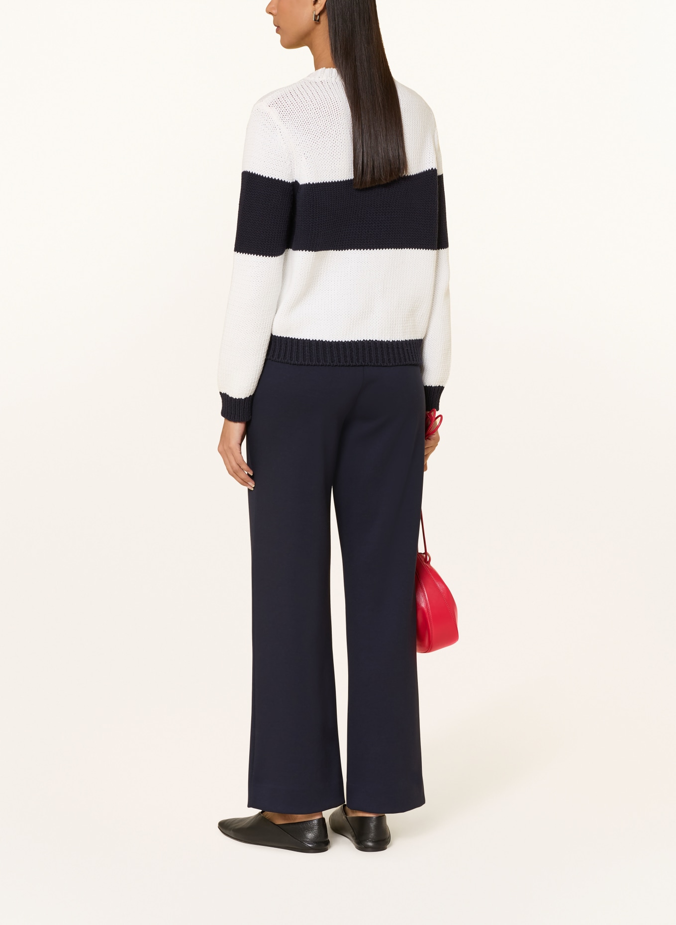 monari Pullover: DUNKELBLAU / ROT / WEISS