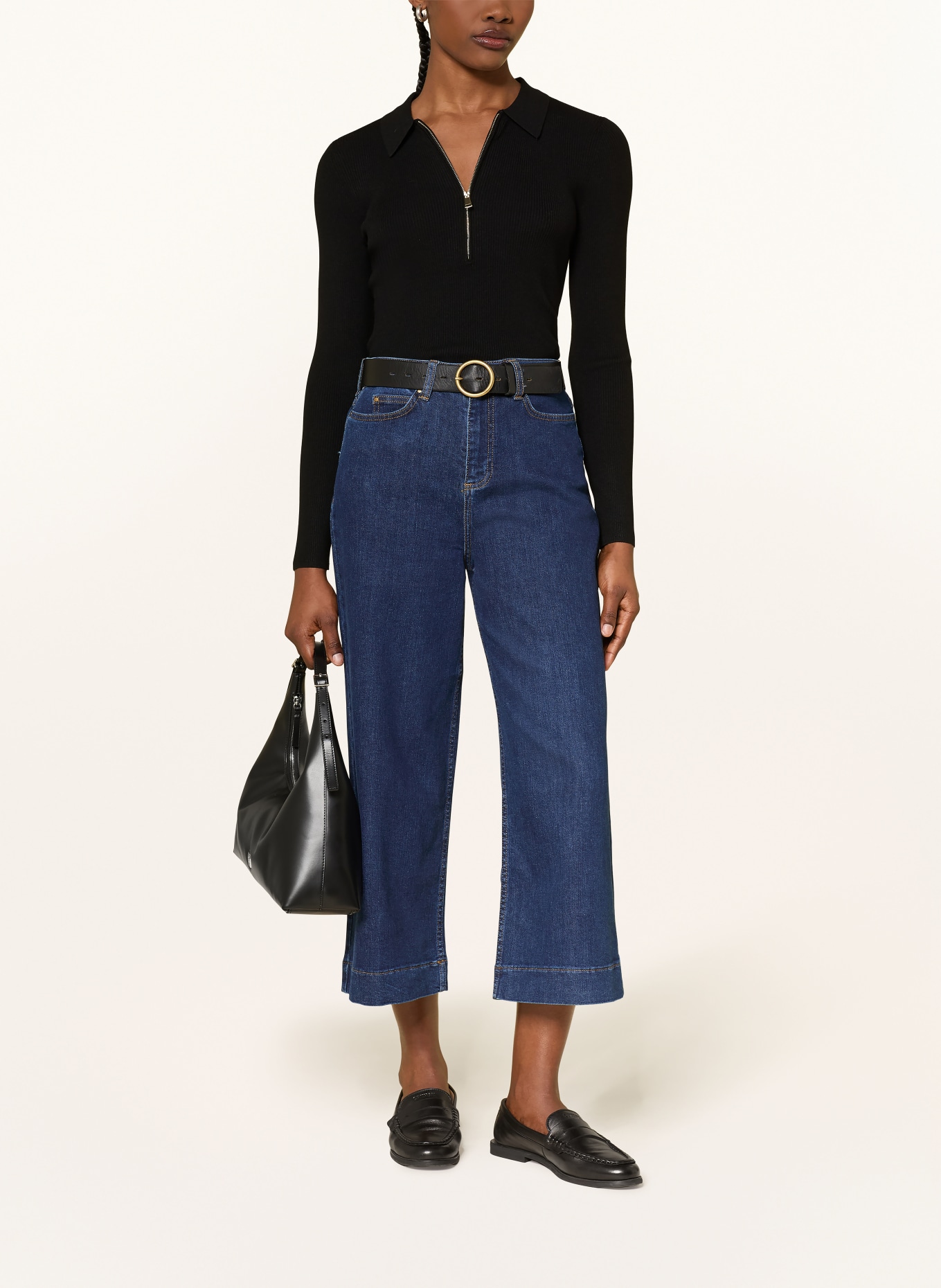 HOBBS Dlouhé rukávy DARCIE: ČERNÁ