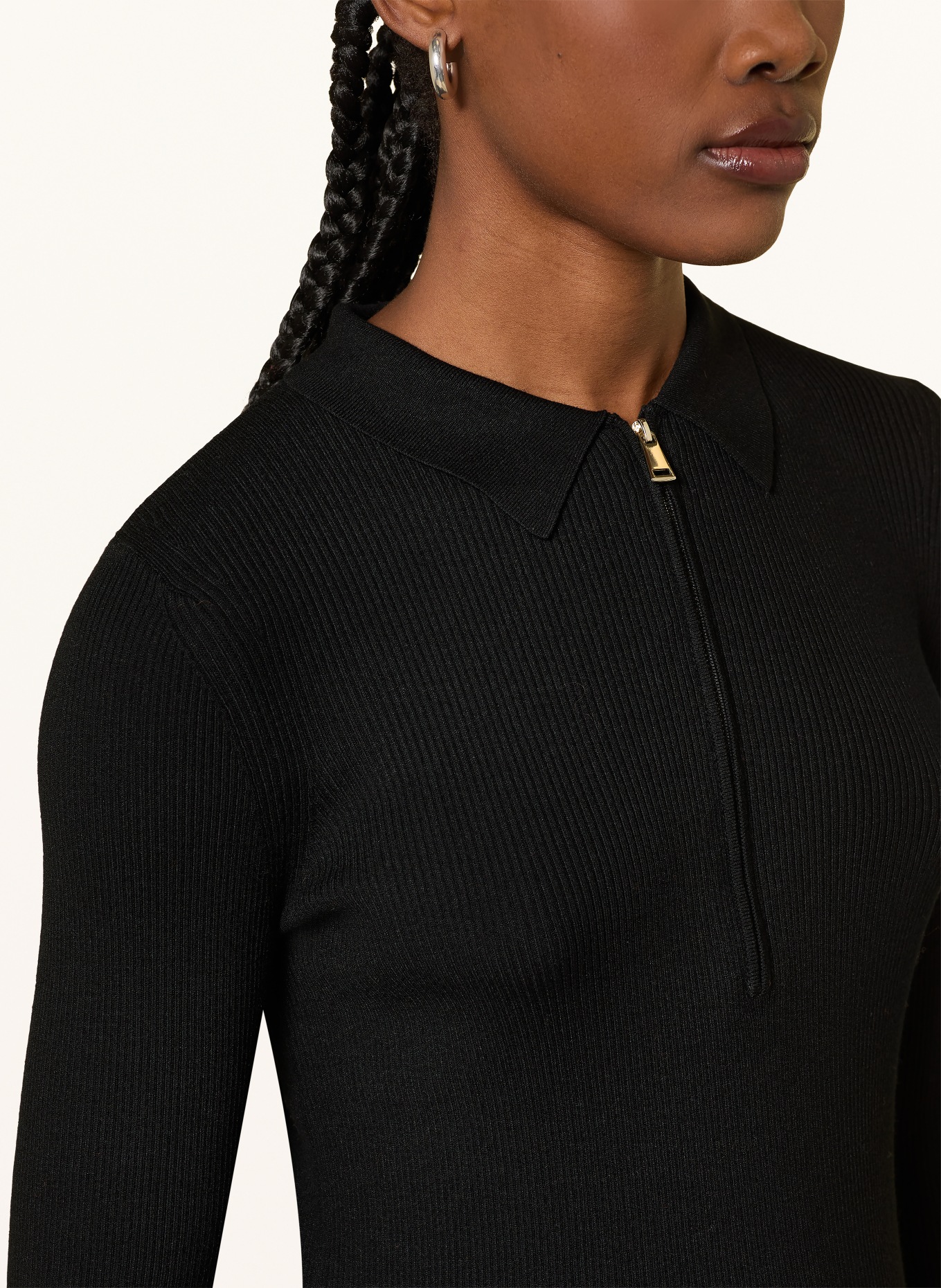 HOBBS Dlouhé rukávy DARCIE: ČERNÁ