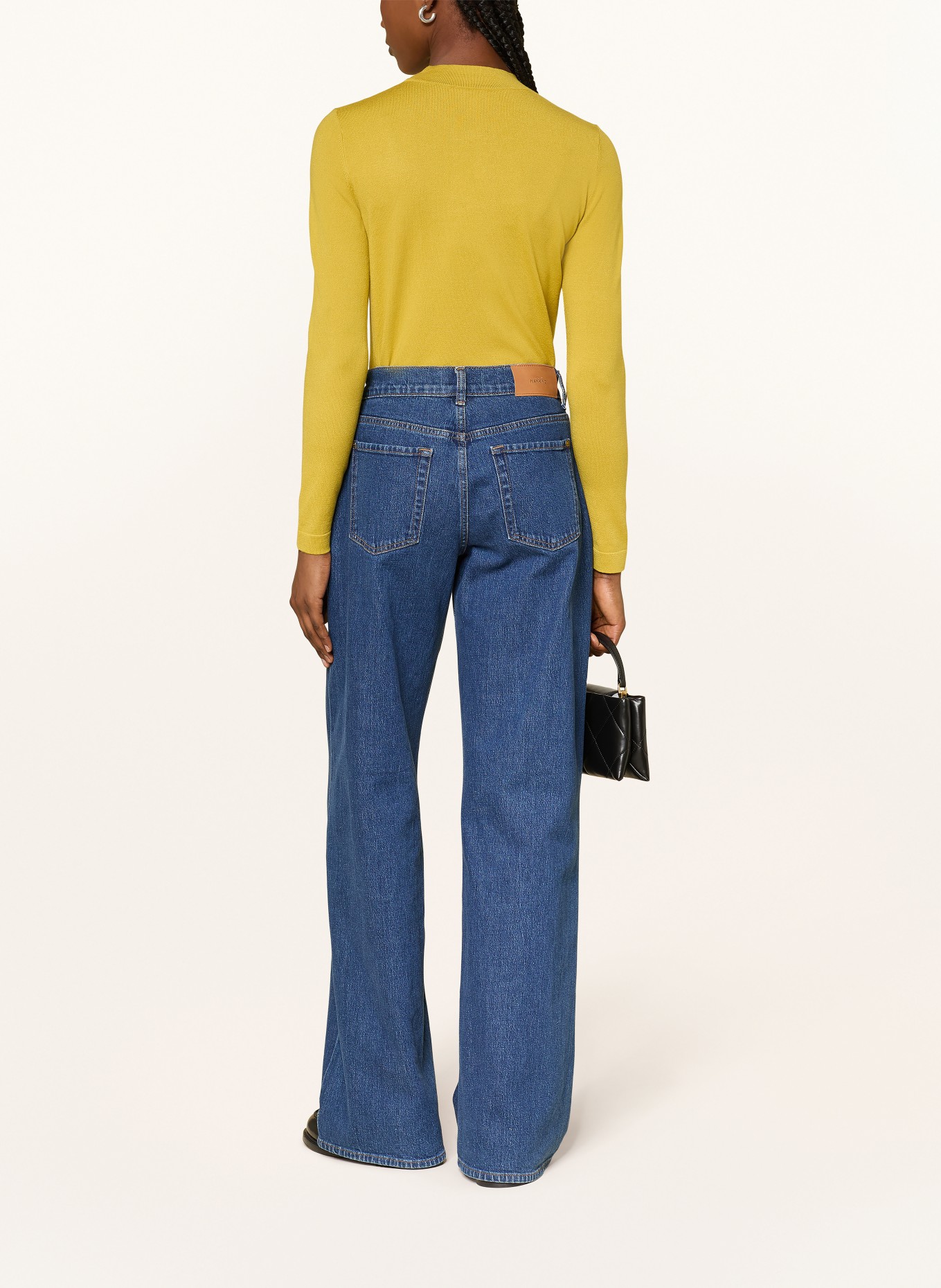 HOBBS EFFIE sweater: DARK YELLOW