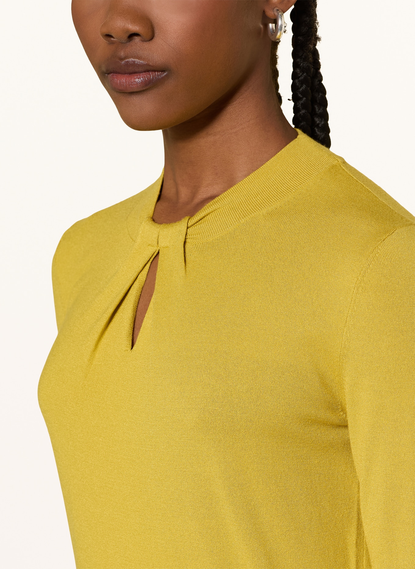 HOBBS EFFIE sweater: DARK YELLOW