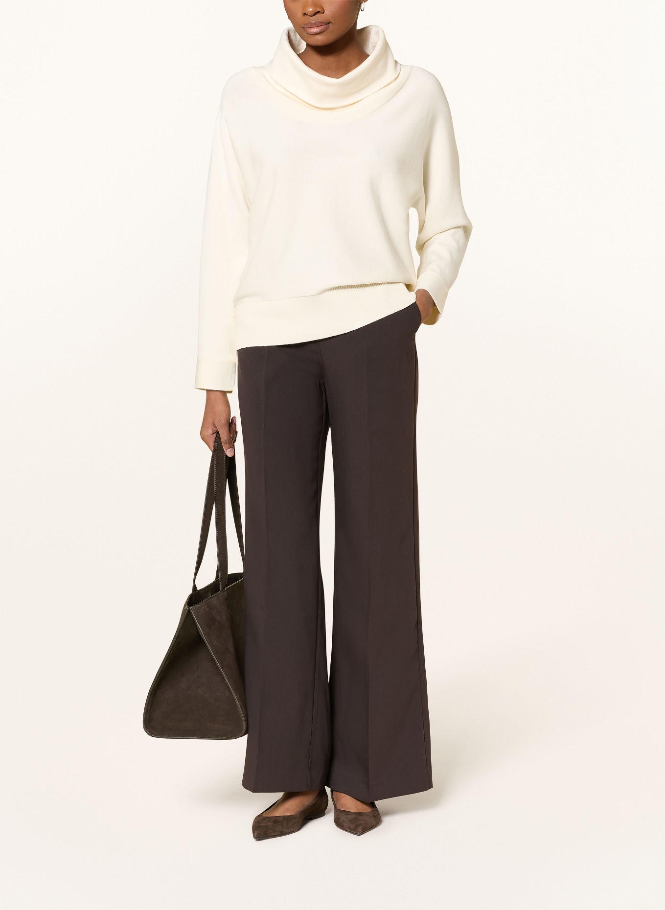 Phase Eight Sweter z golfem ROSALIE: ECRU